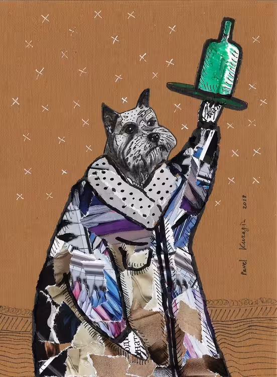 Drinking dog #14 