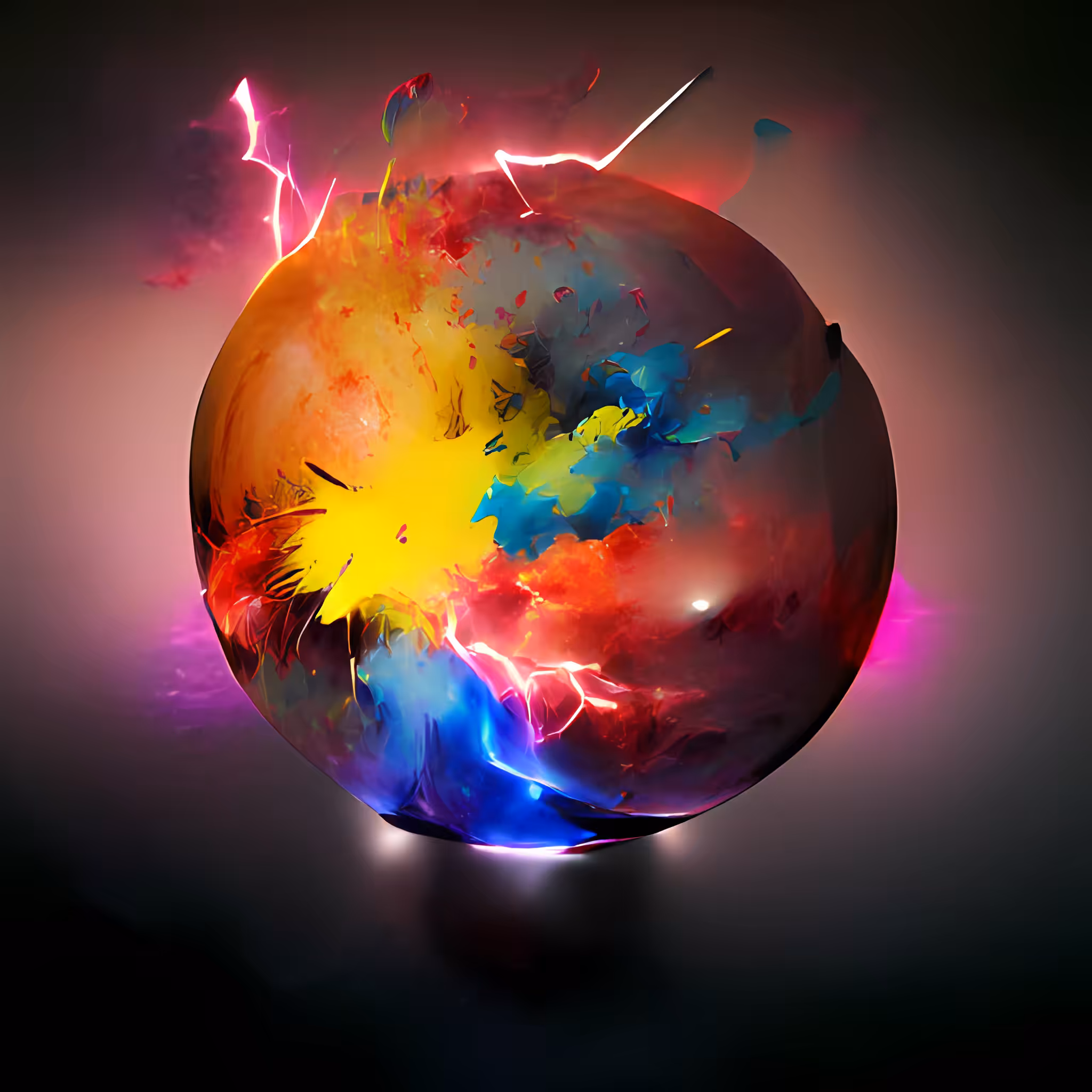 Electrifying sphere #2
