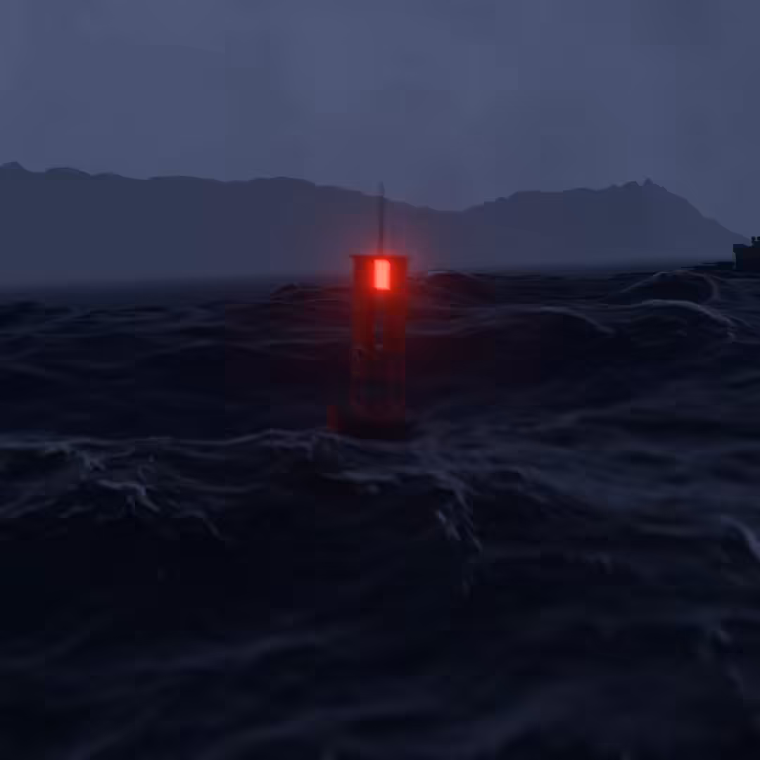 Stormy sea
