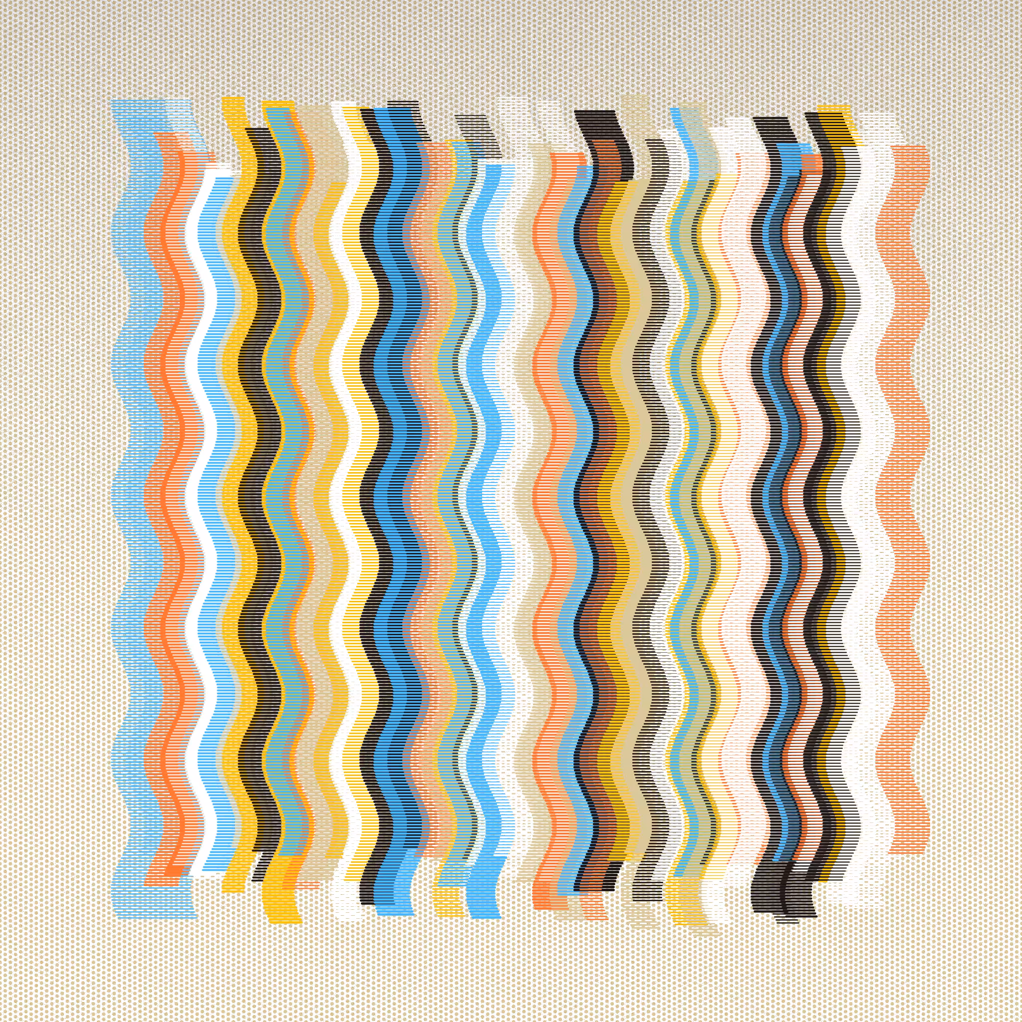 Ben-Day Wave Lines No. 3