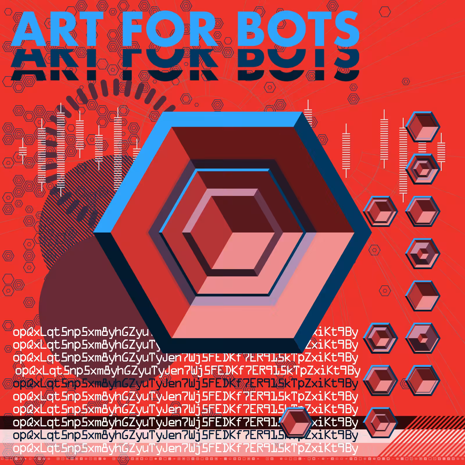 Hexagones - Art for Bots for Humans #64