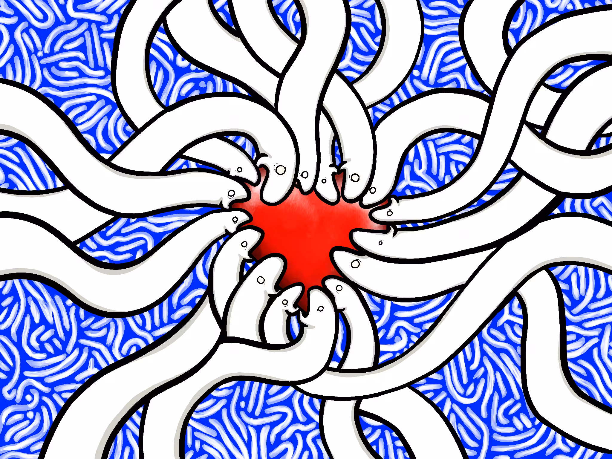 Lovely Snakes BLUE