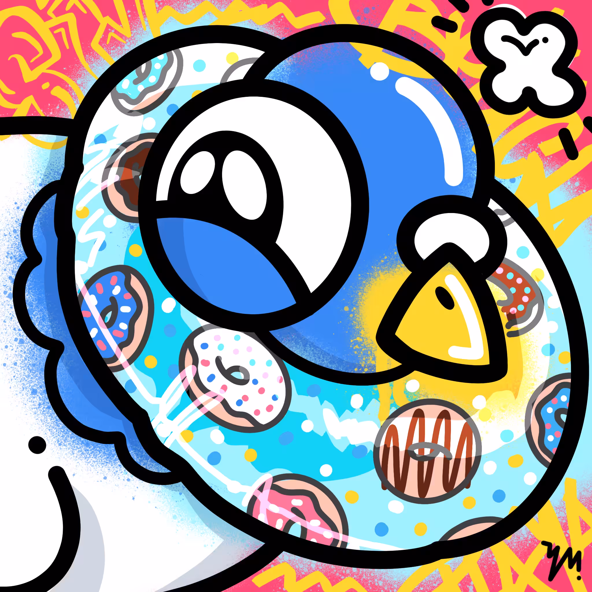 Beach Bird (doughnuts)