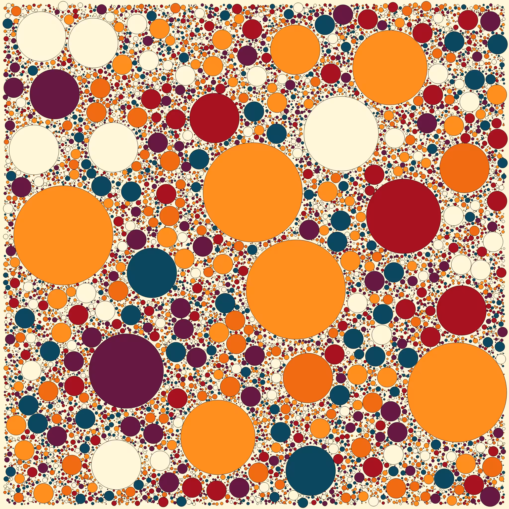 My Bags are Packed - with Circles #1