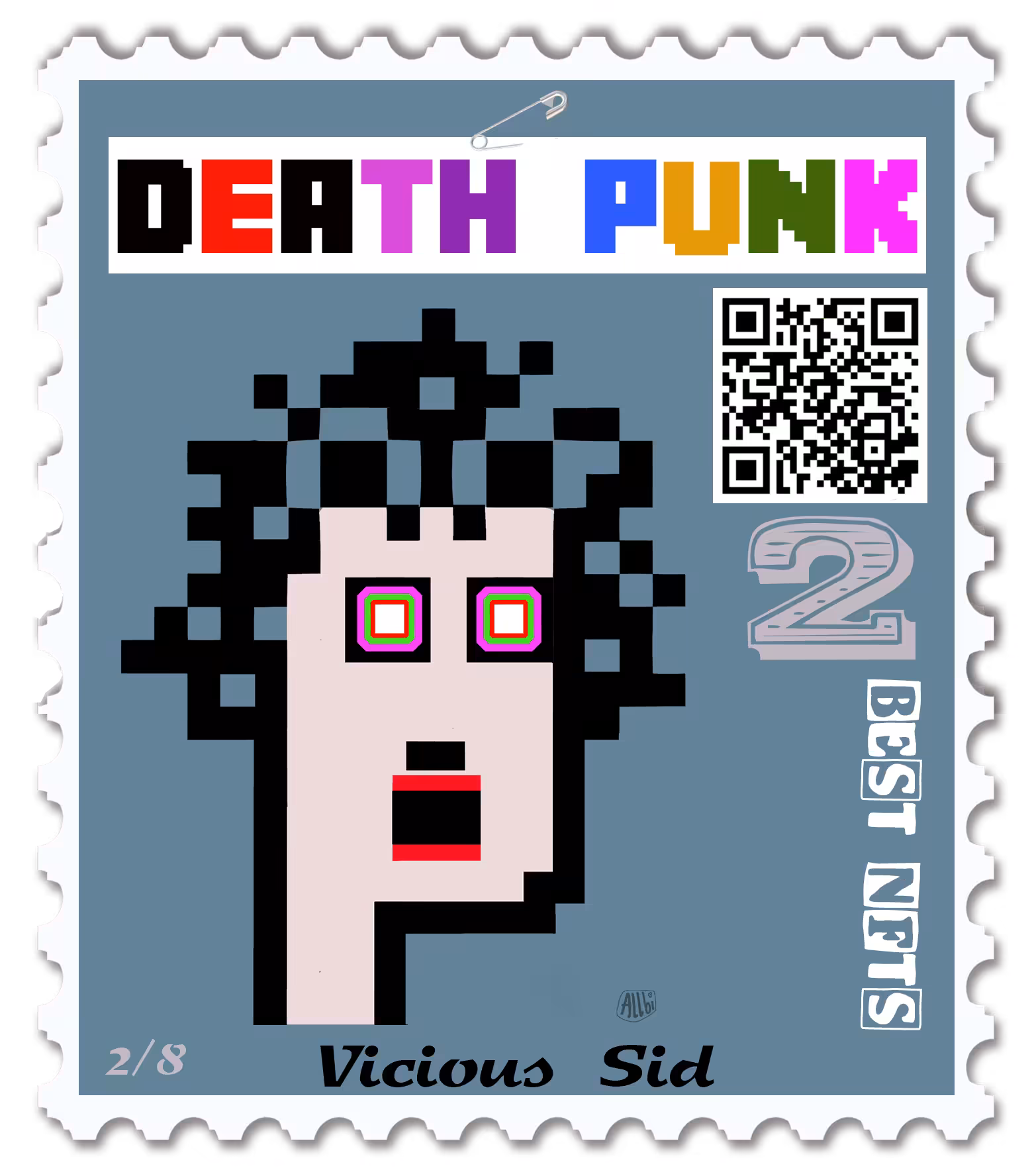DEATH PUNK STAMP 2 - Vicious Sid