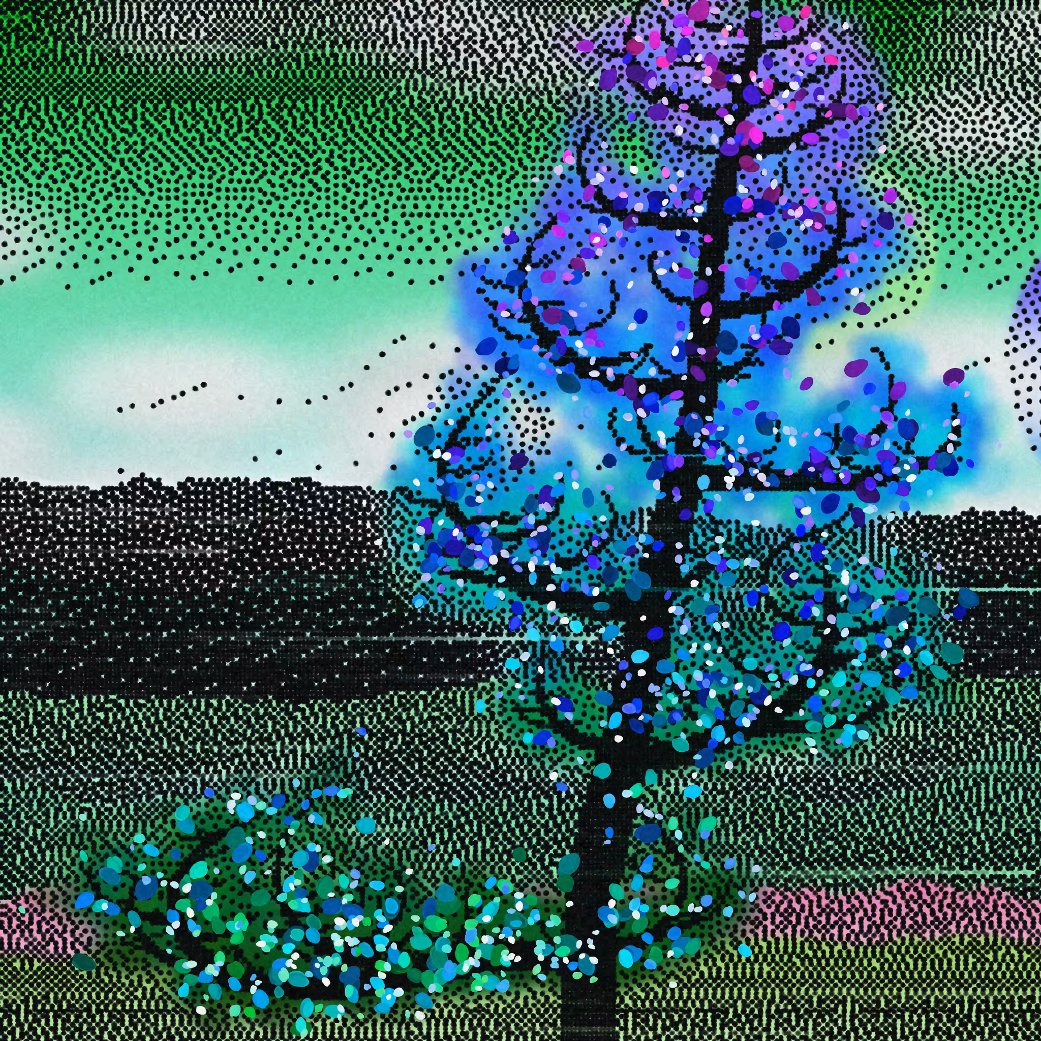 Dithered Branches #13