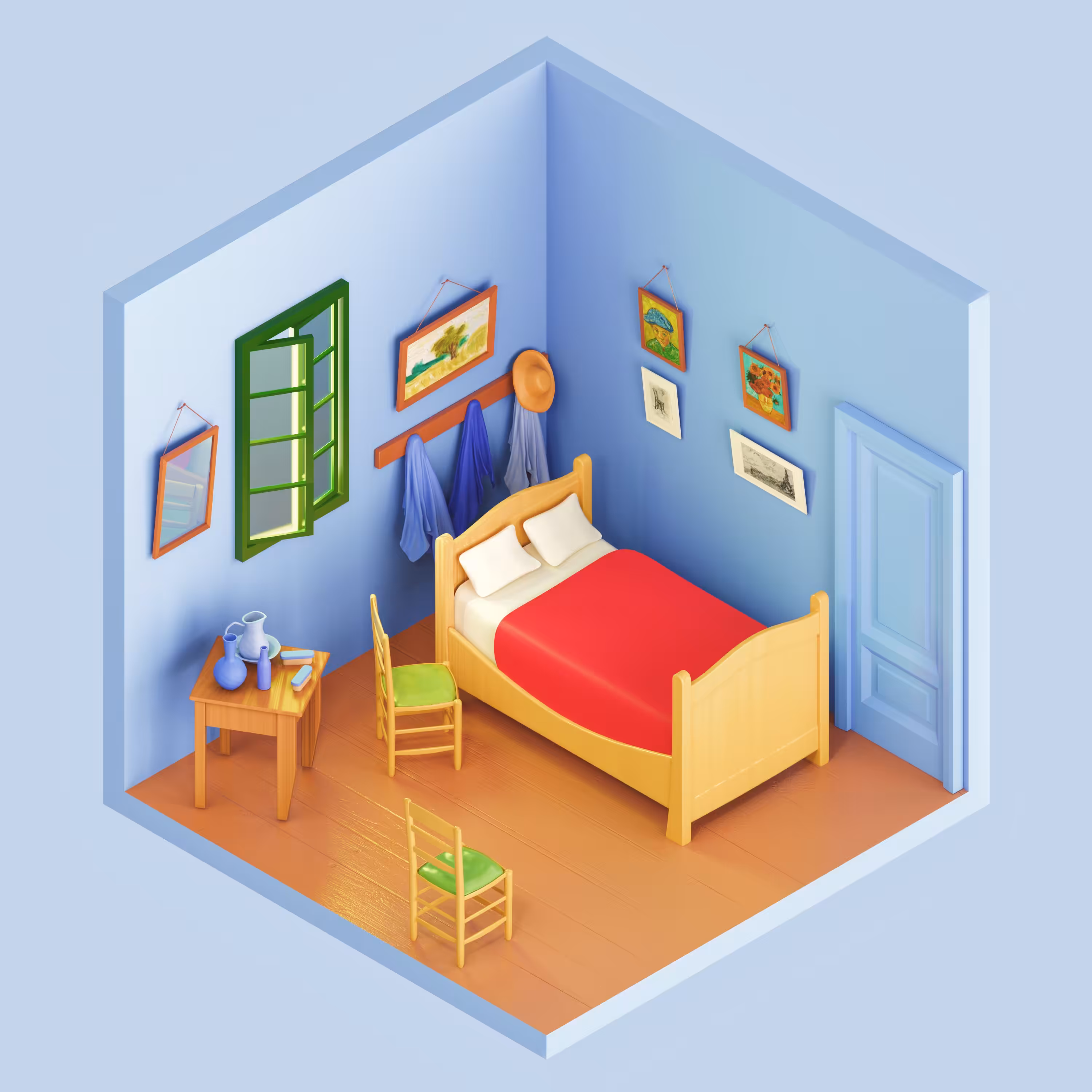 Bedroom in Arles