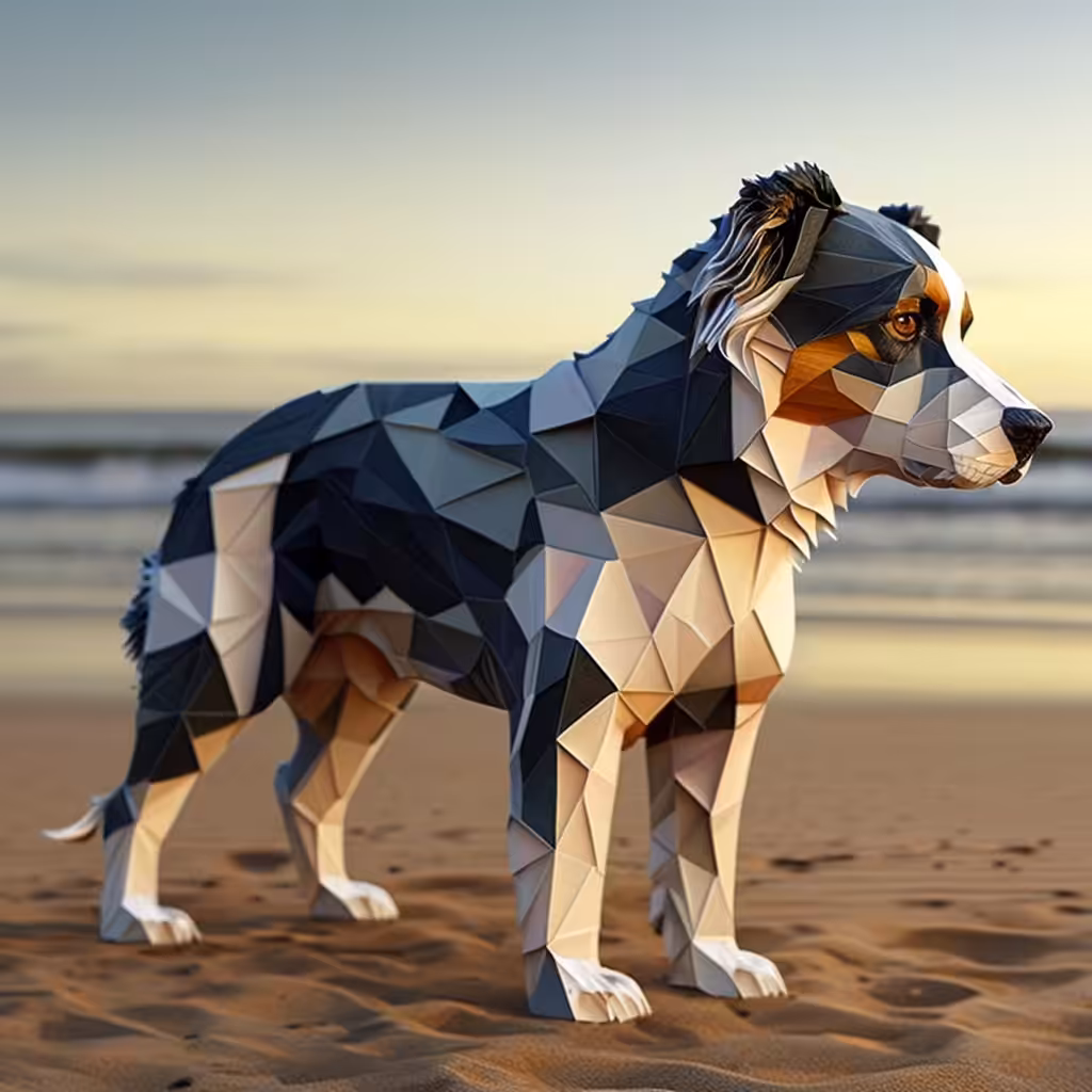 Dog on the Beach