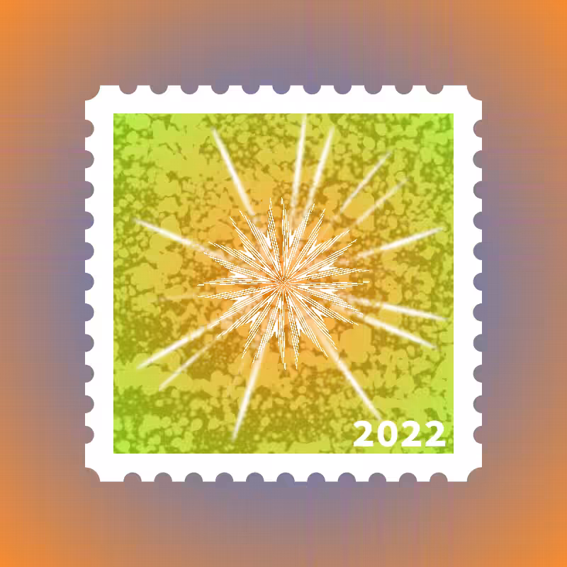 Snowflake stamp #16