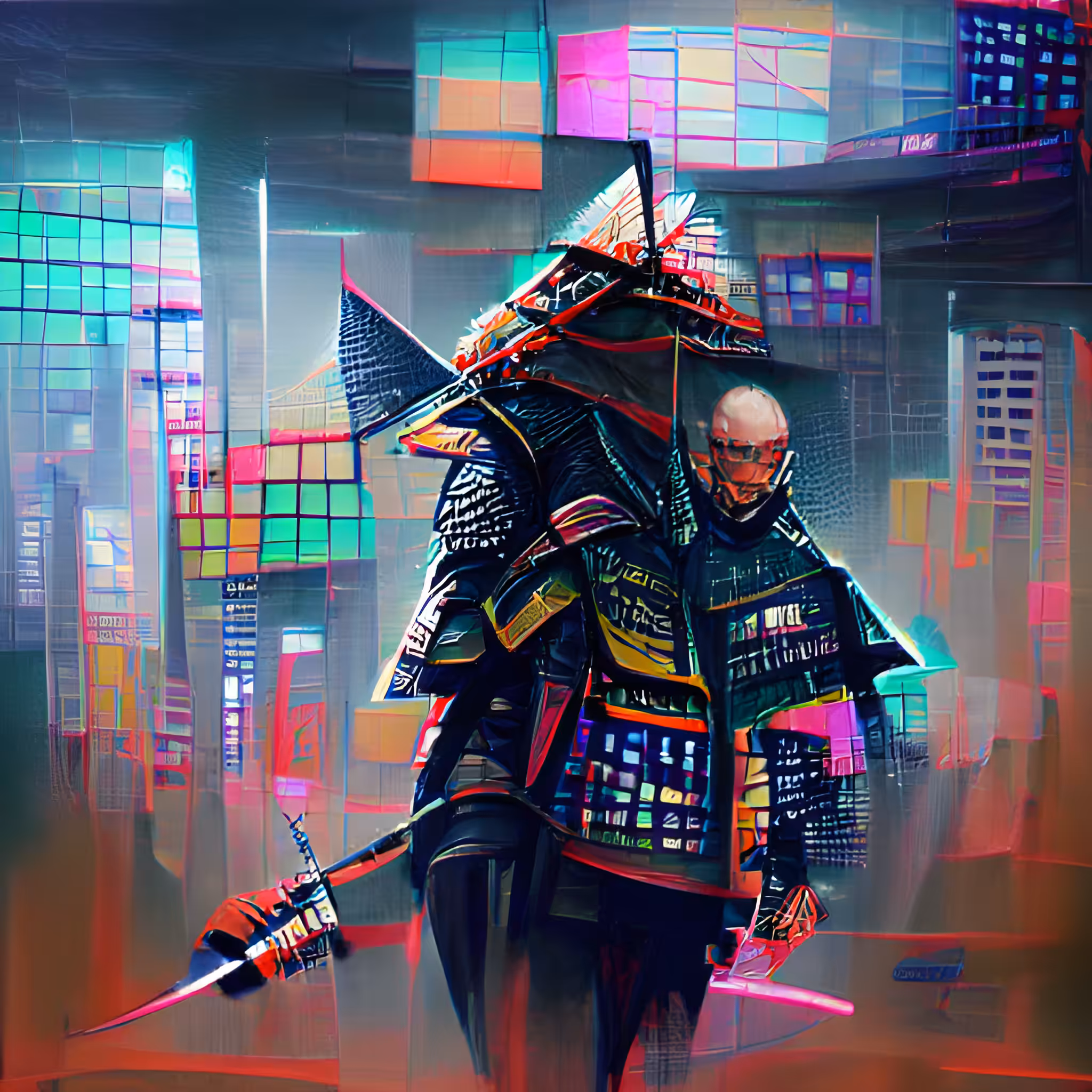 Cyberpunk Samurai #07