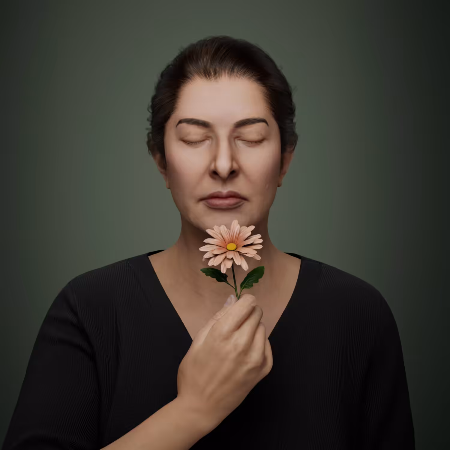 MAE Drop Art: Portrait with Camomile #510
