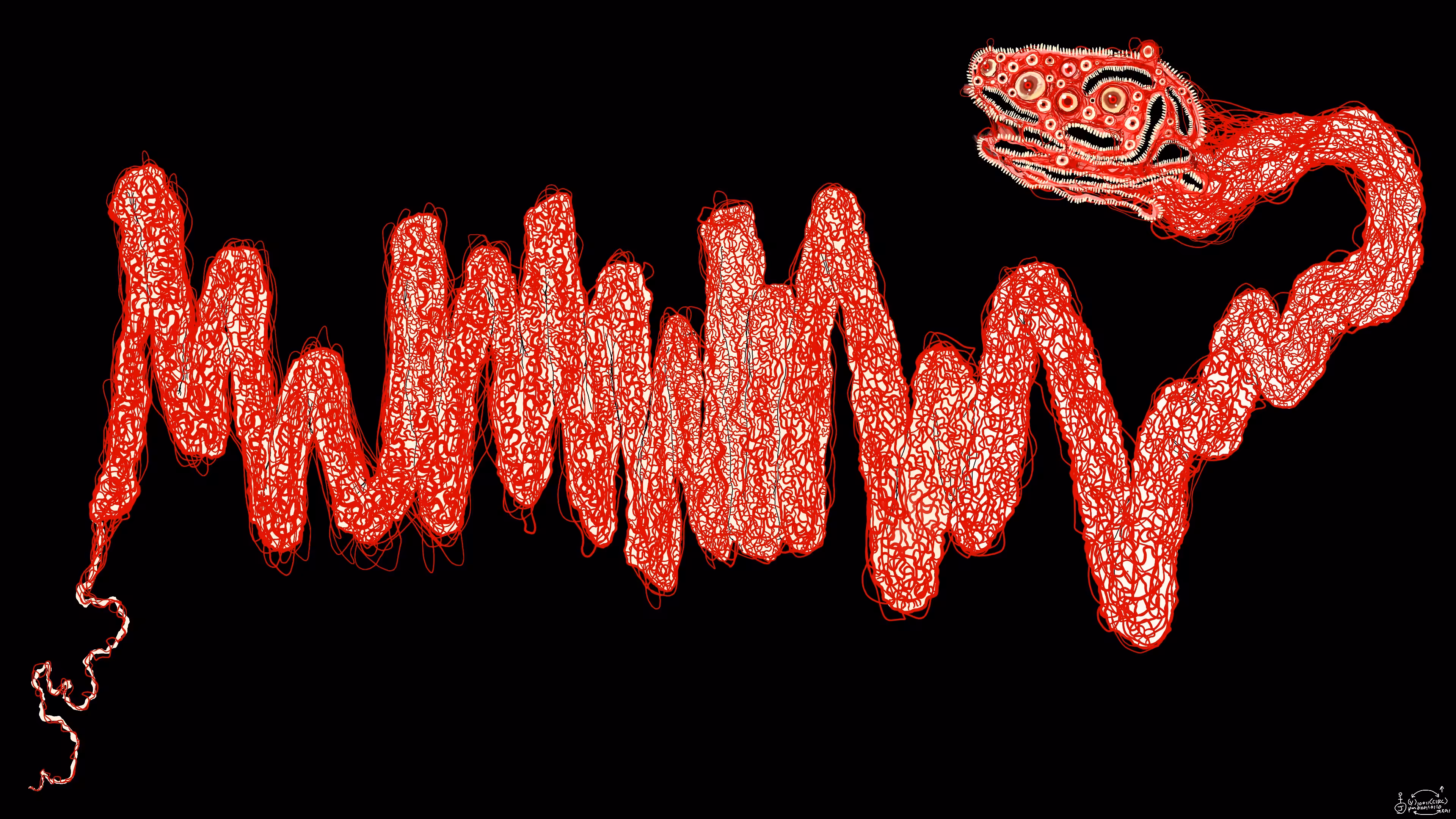 Chromie Tapeworm Micrograph <j>
