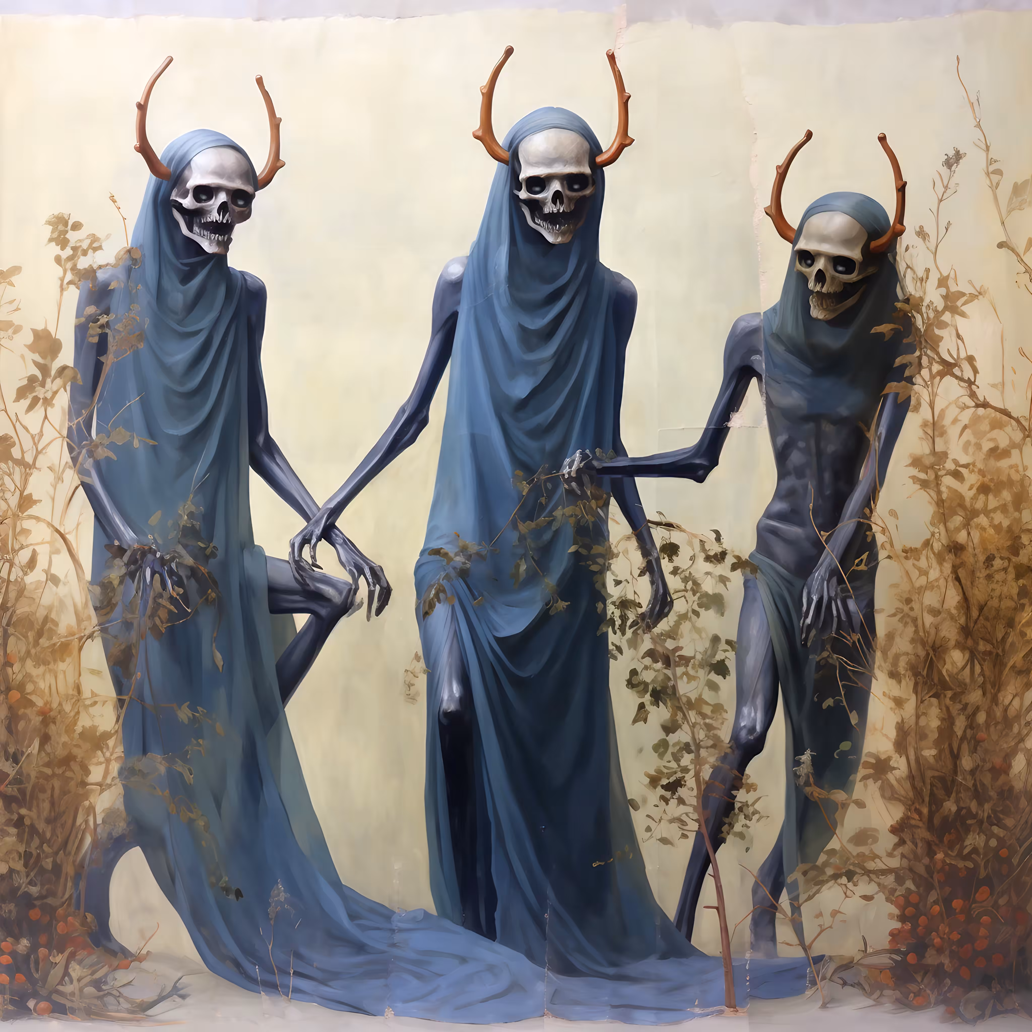 Blue Dancers