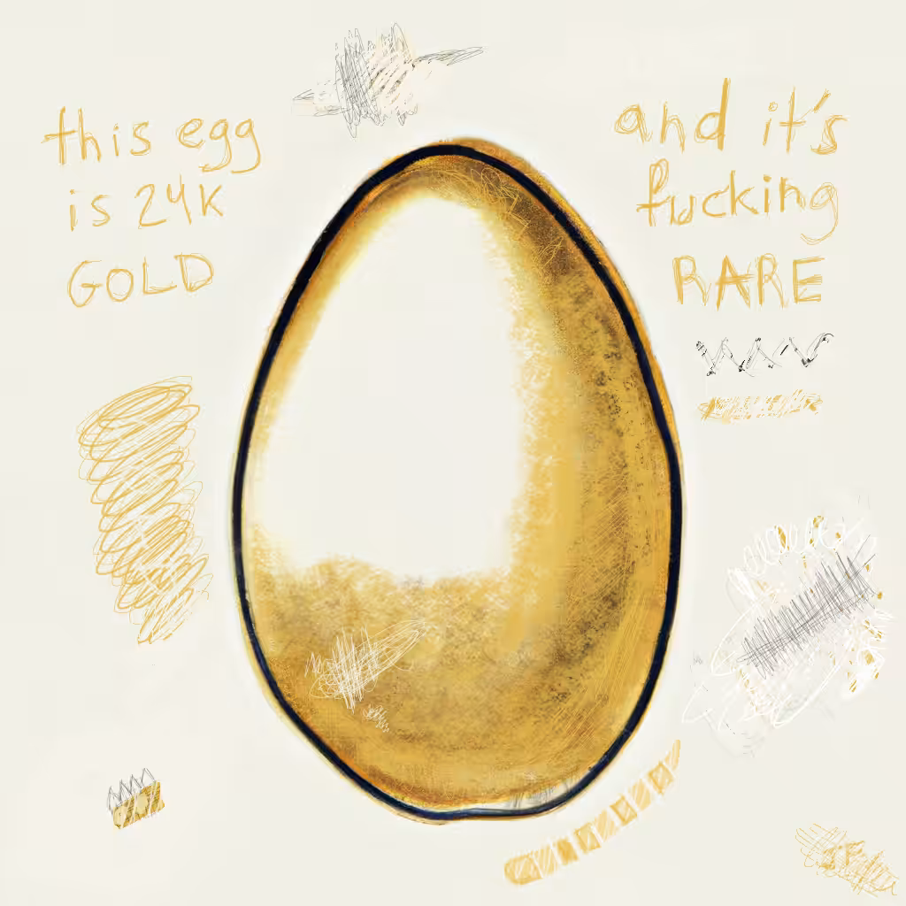 24k golden egg club #56