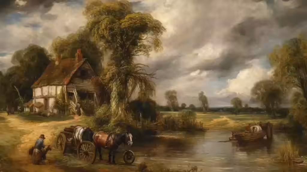 John Constable-The Hay Wain