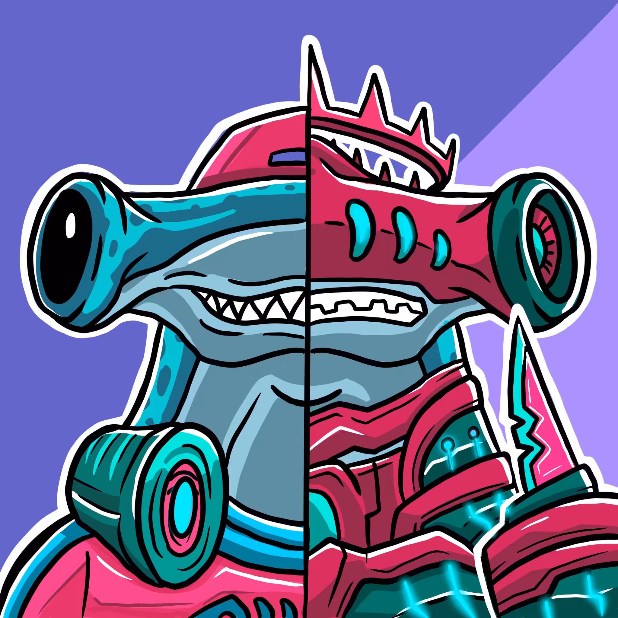 Mirror Zoo: Hammerhead / Queen (common)