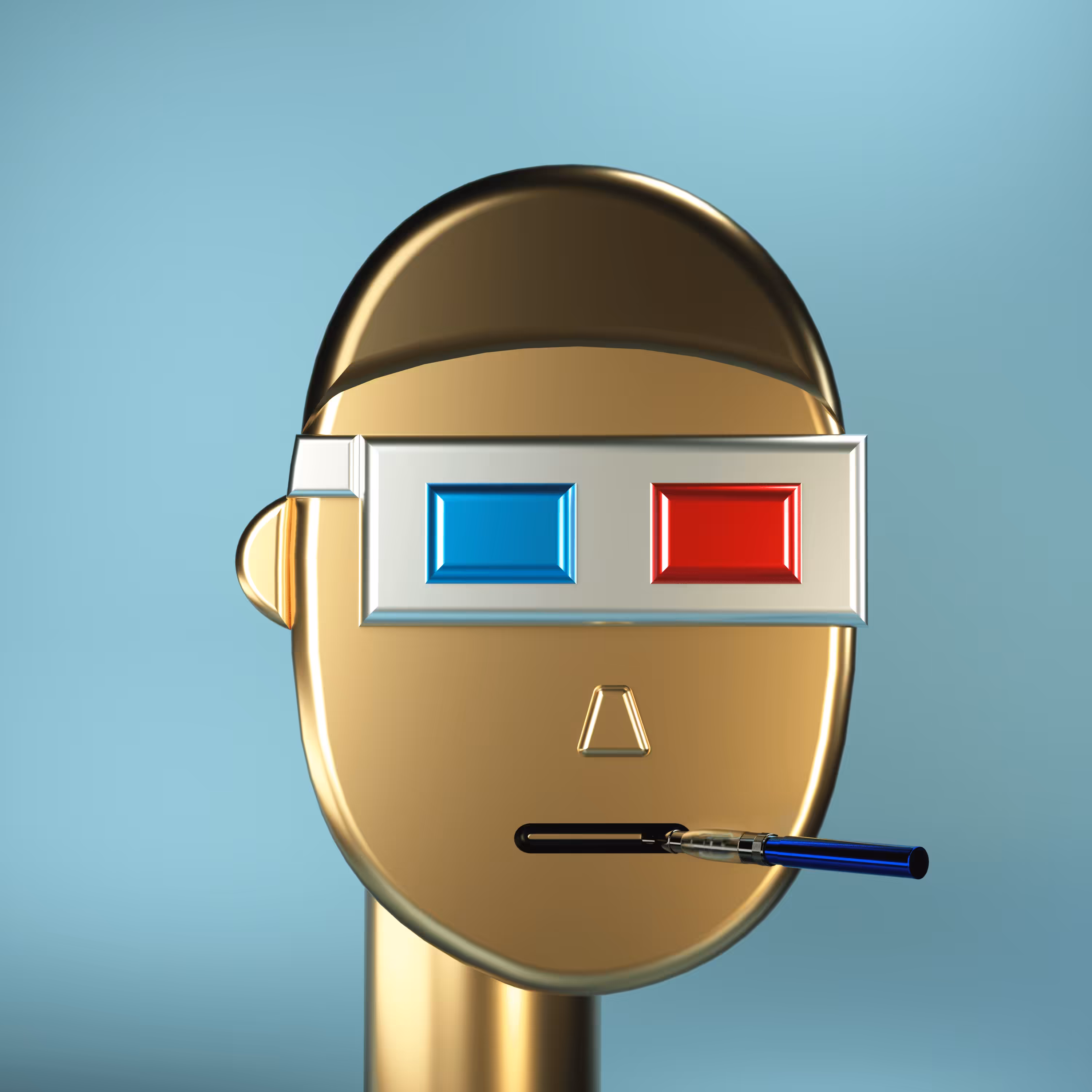 3D Chrome Punks: 3D Chrome Punk #0726