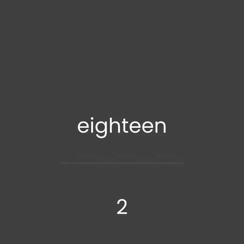 aoon - alphabetical order of numbers #2