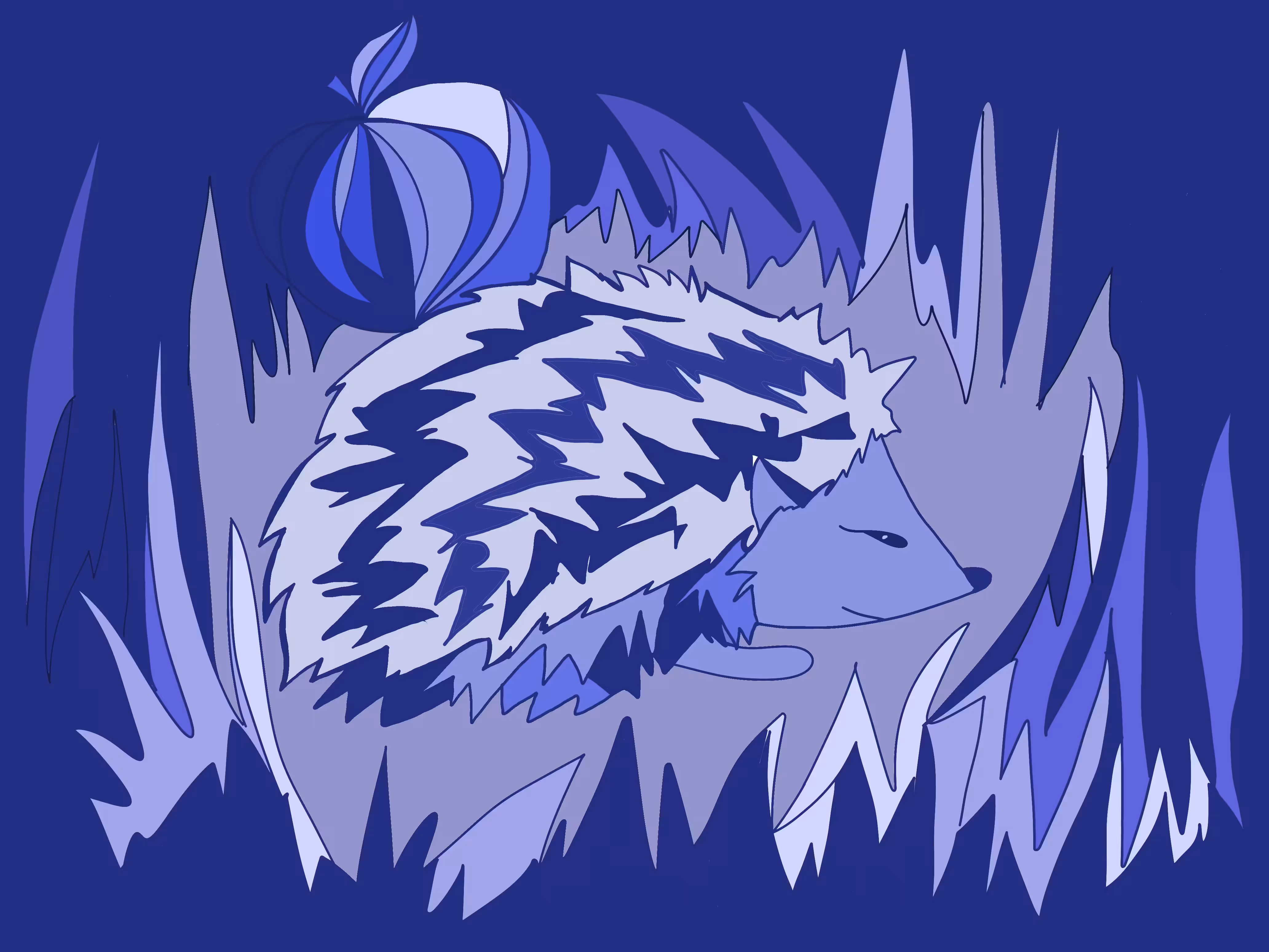 The hedgehog that brings good luck