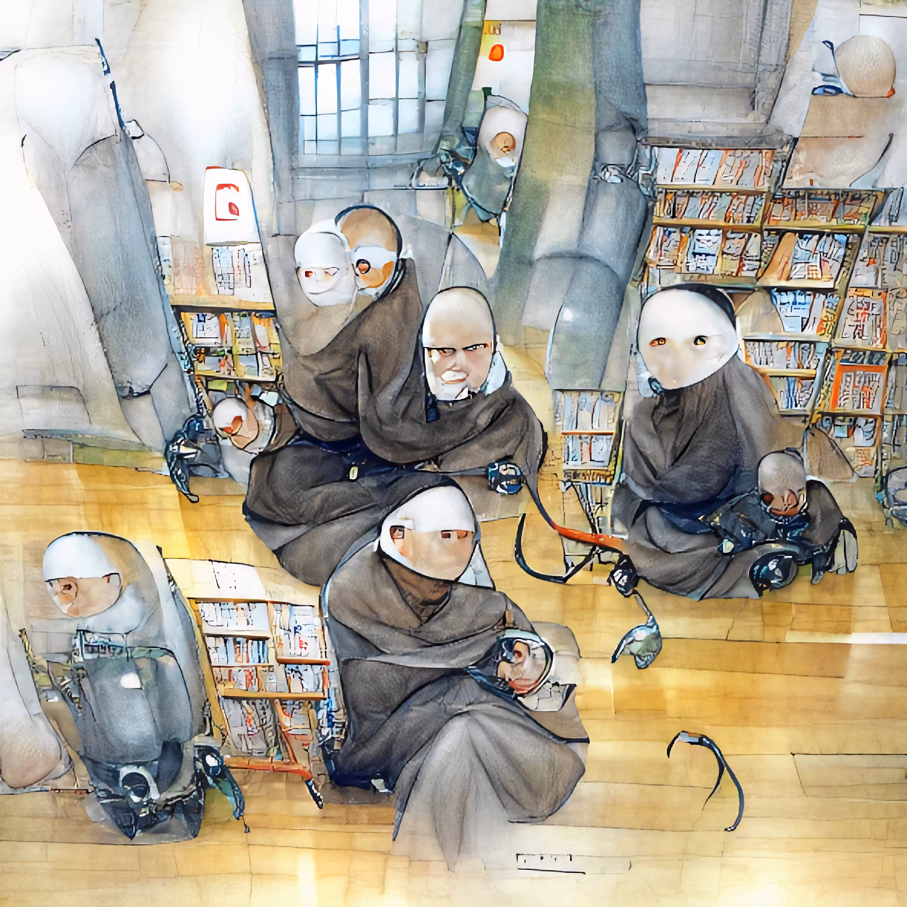 how strange it is to be anything at all: Guardians of the Library