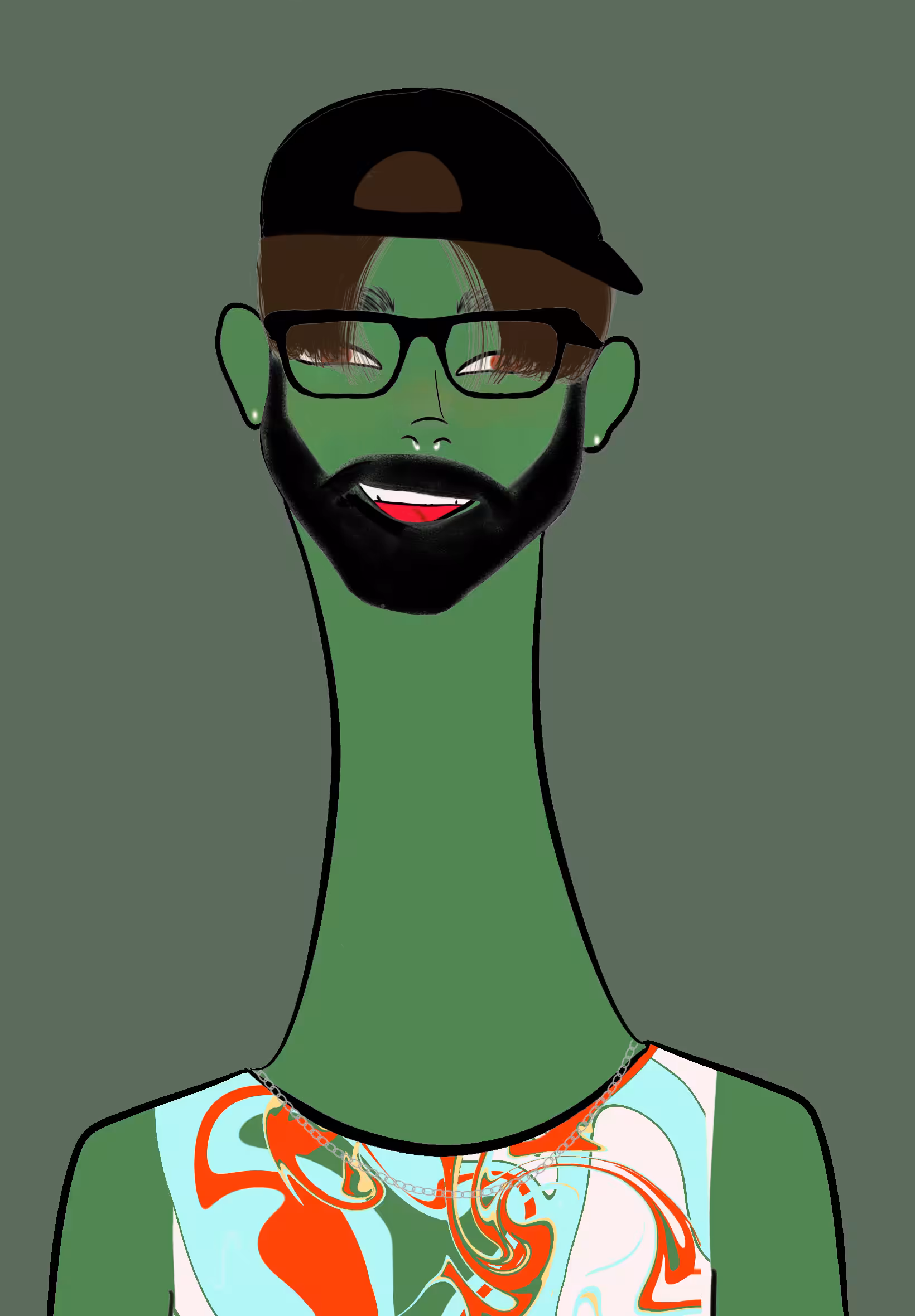 Long Neckie Fellas #1196