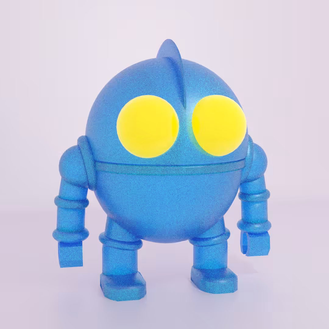 Lil Robos (Baby Blue Glitter)