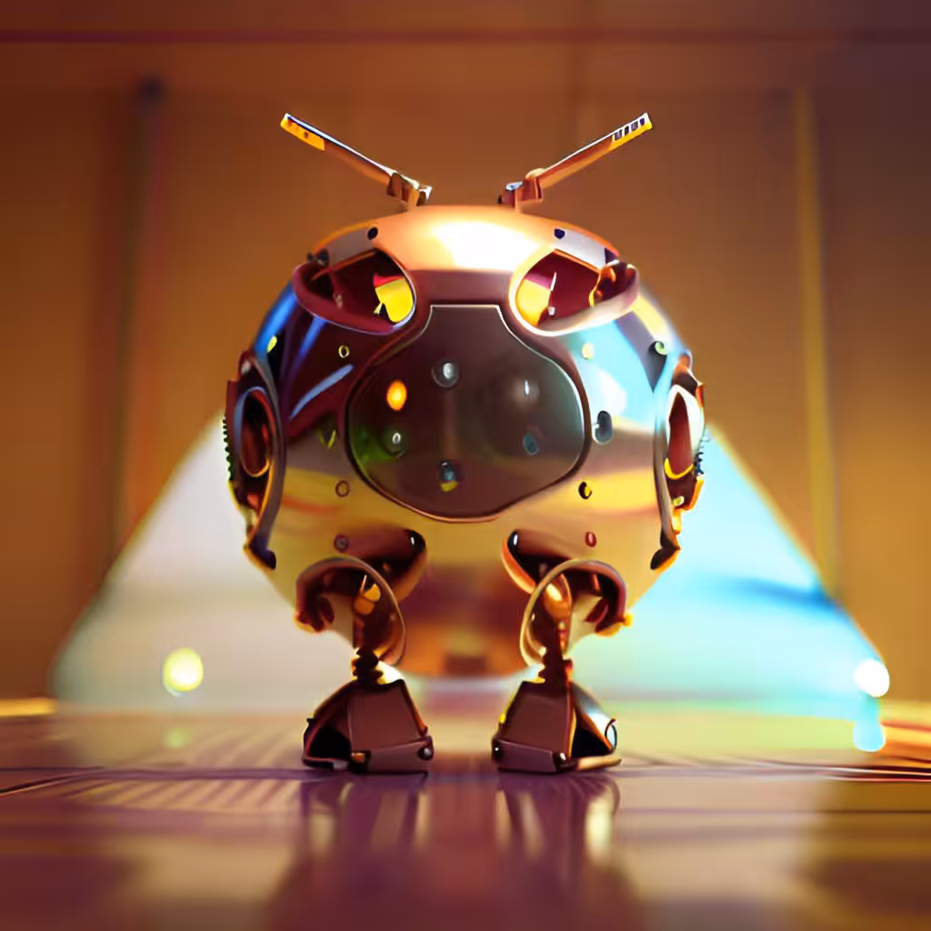 Golden Robotic Apples #59