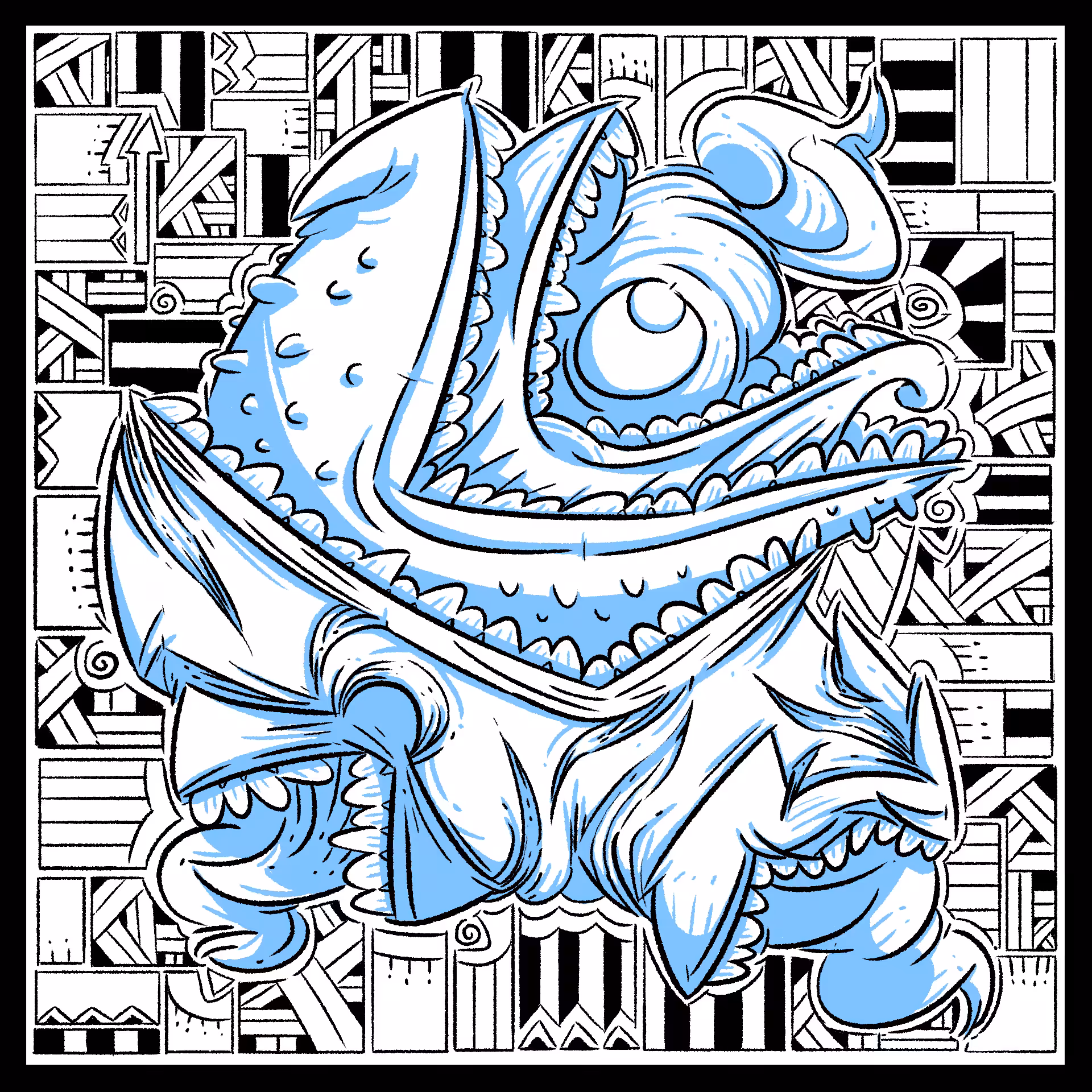 Creature 023 Lineart