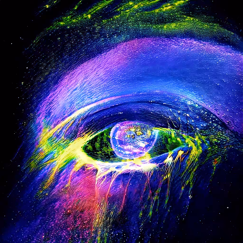 The world in the eye