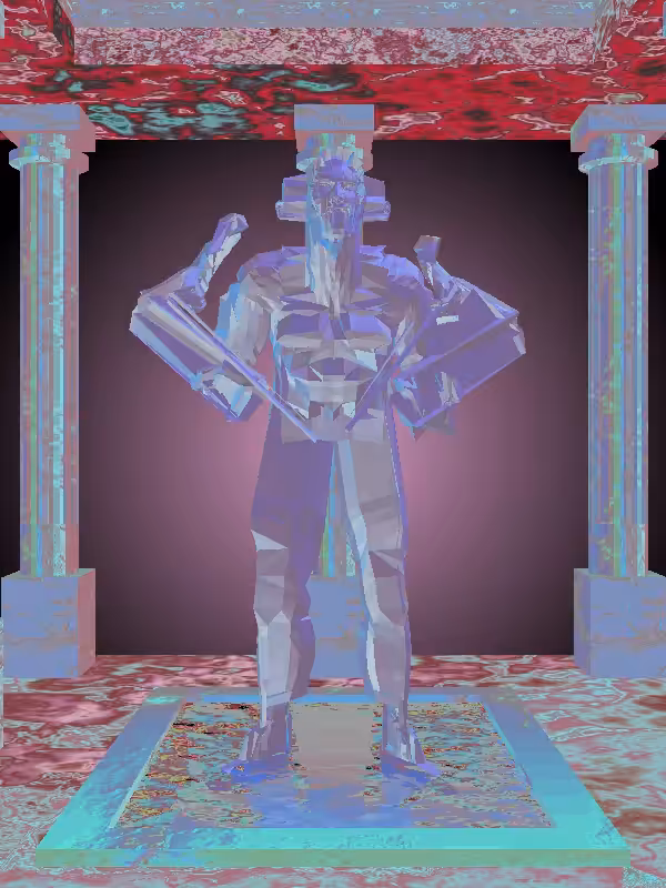 HeavenComputer: The Fragmented Old Bright Purple Man #636