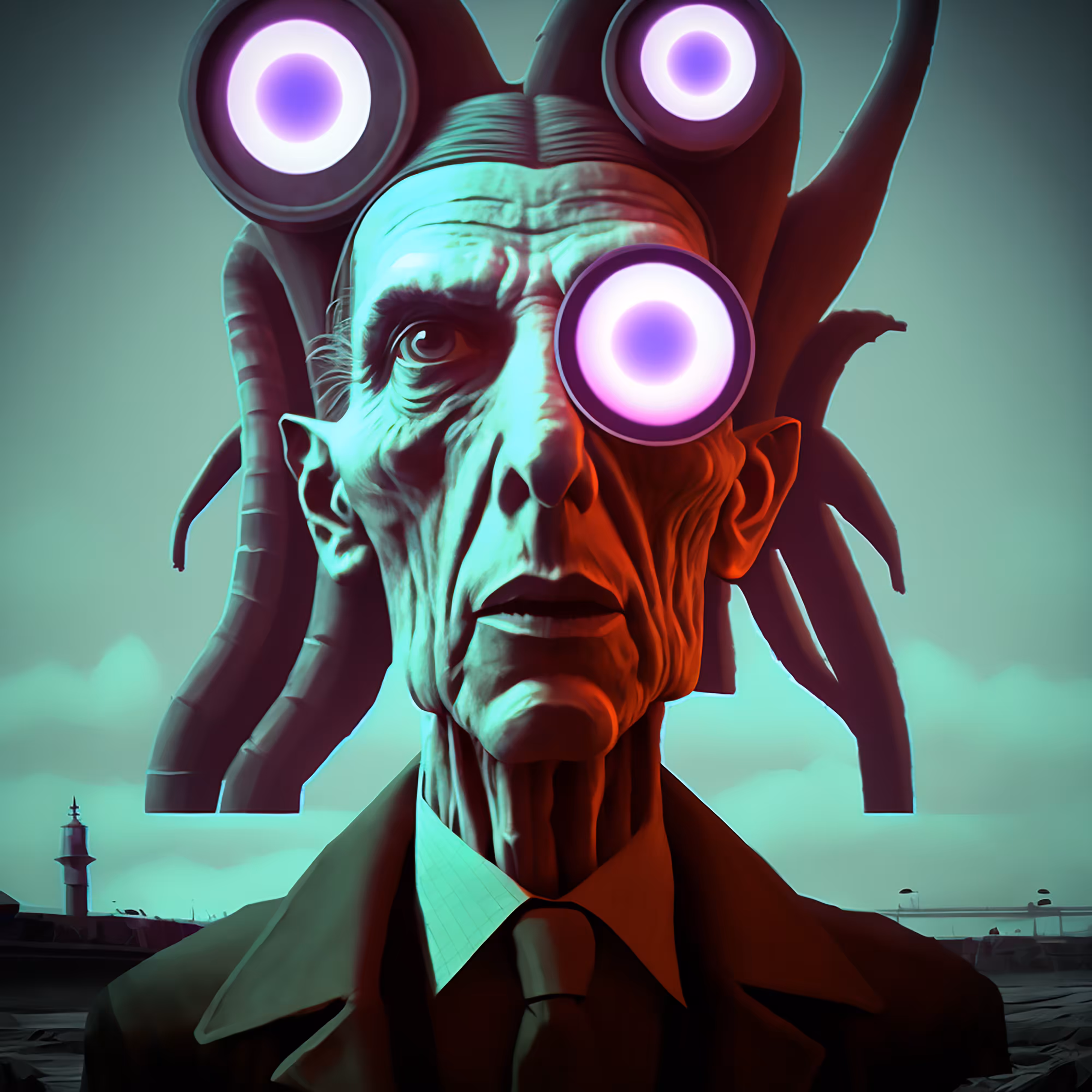 Modern Hairdo And Goggles