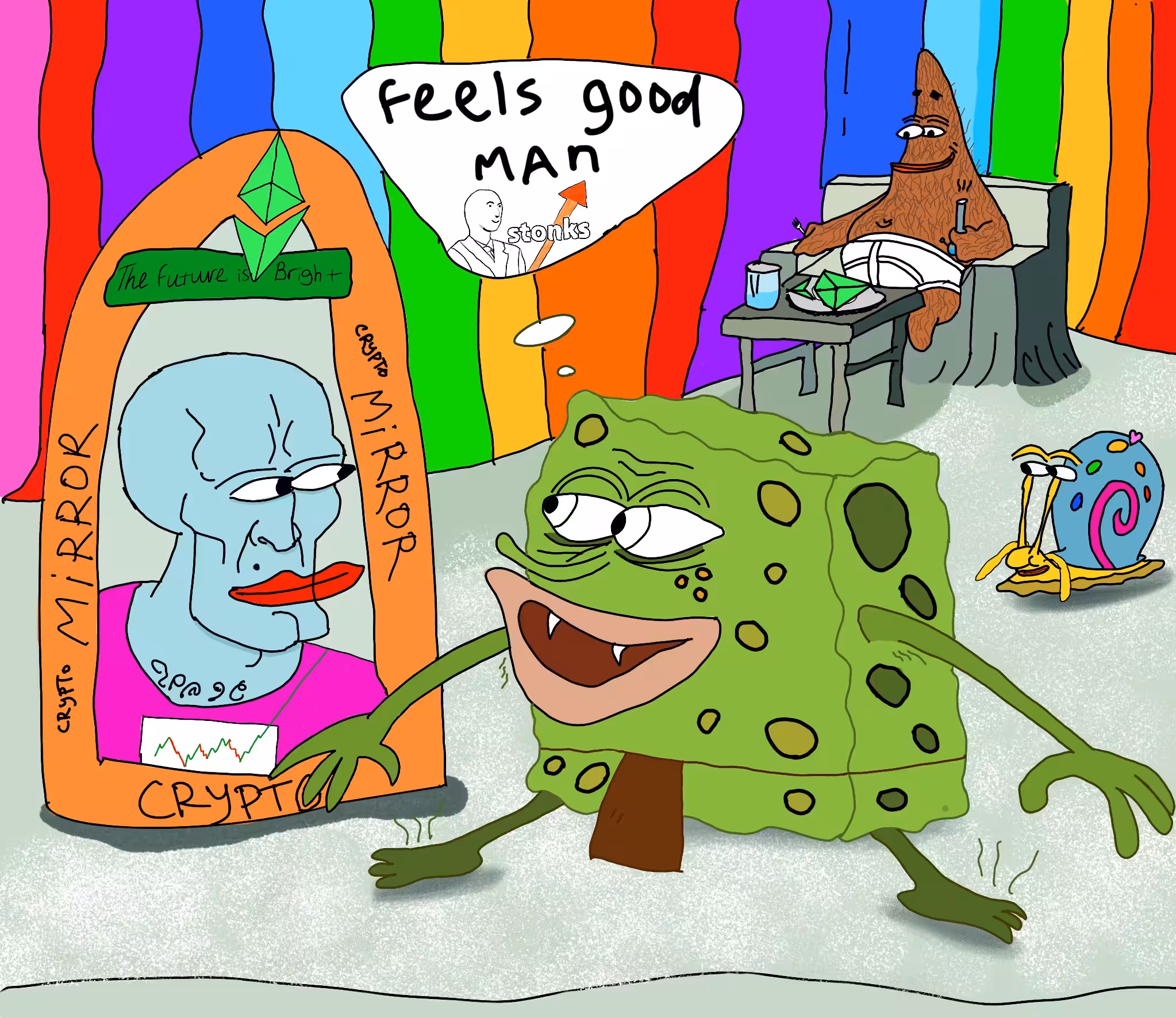 Spongepep and future of eth