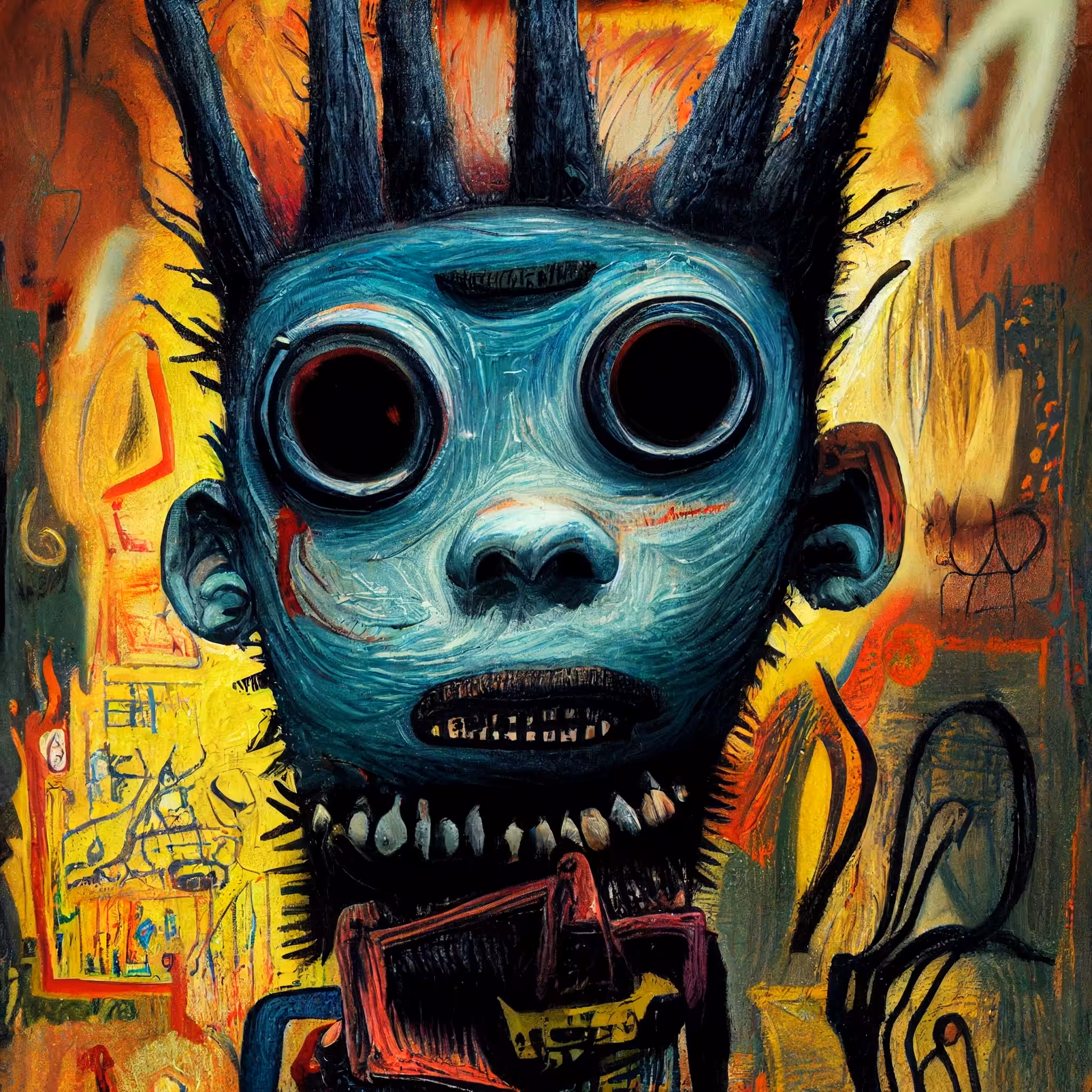 Basquiat Little Creatures: Little Creature #00386