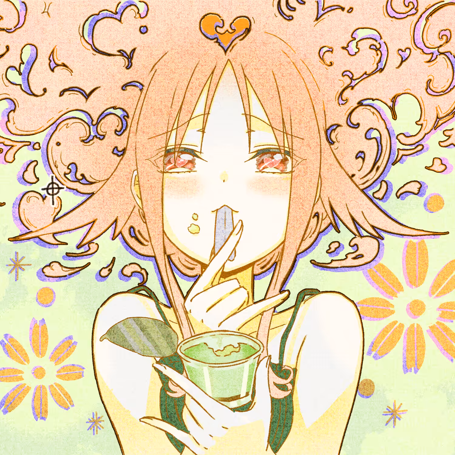 "Delicious!" (green tea)