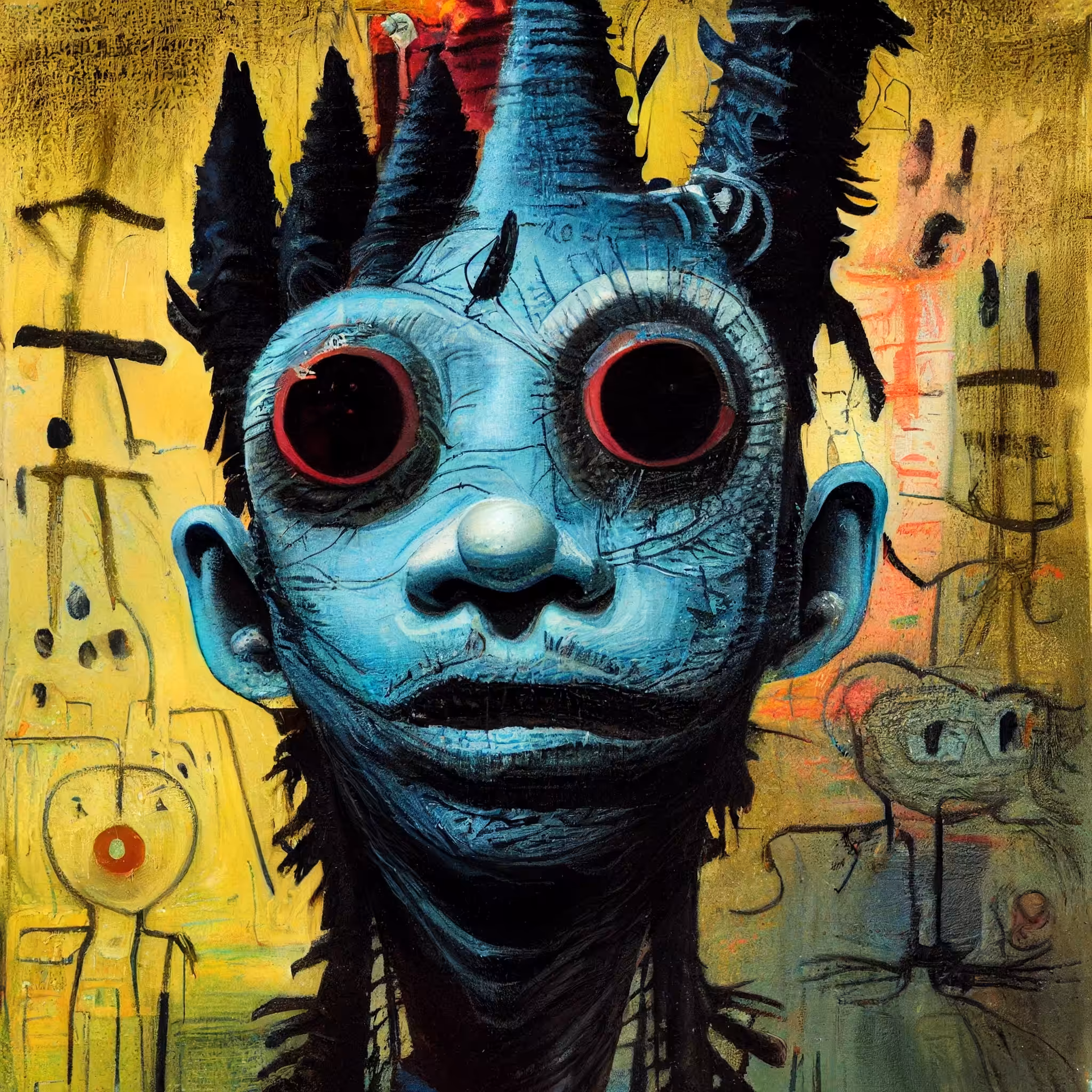 Basquiat Little Creatures: Little Creature #00381