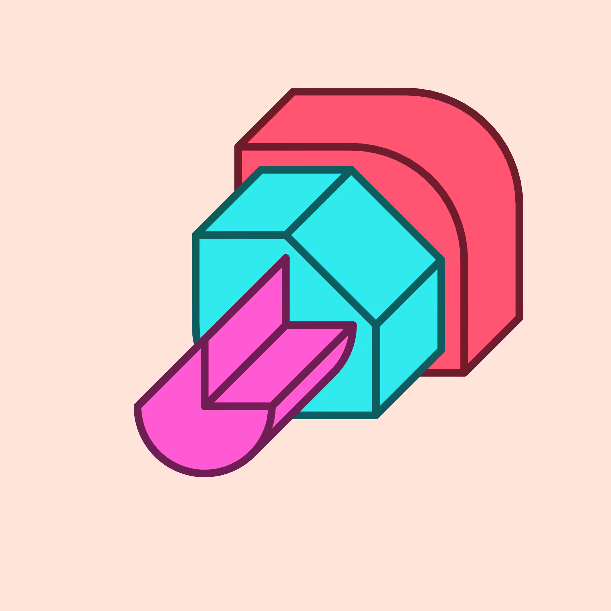 Calm shapes #1805