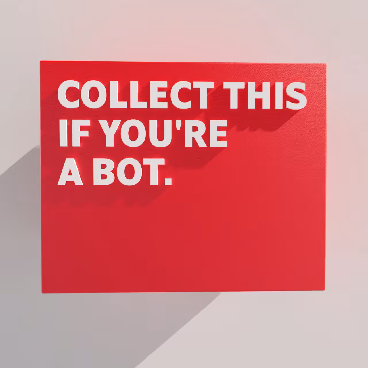 NOT FOR HUMANS