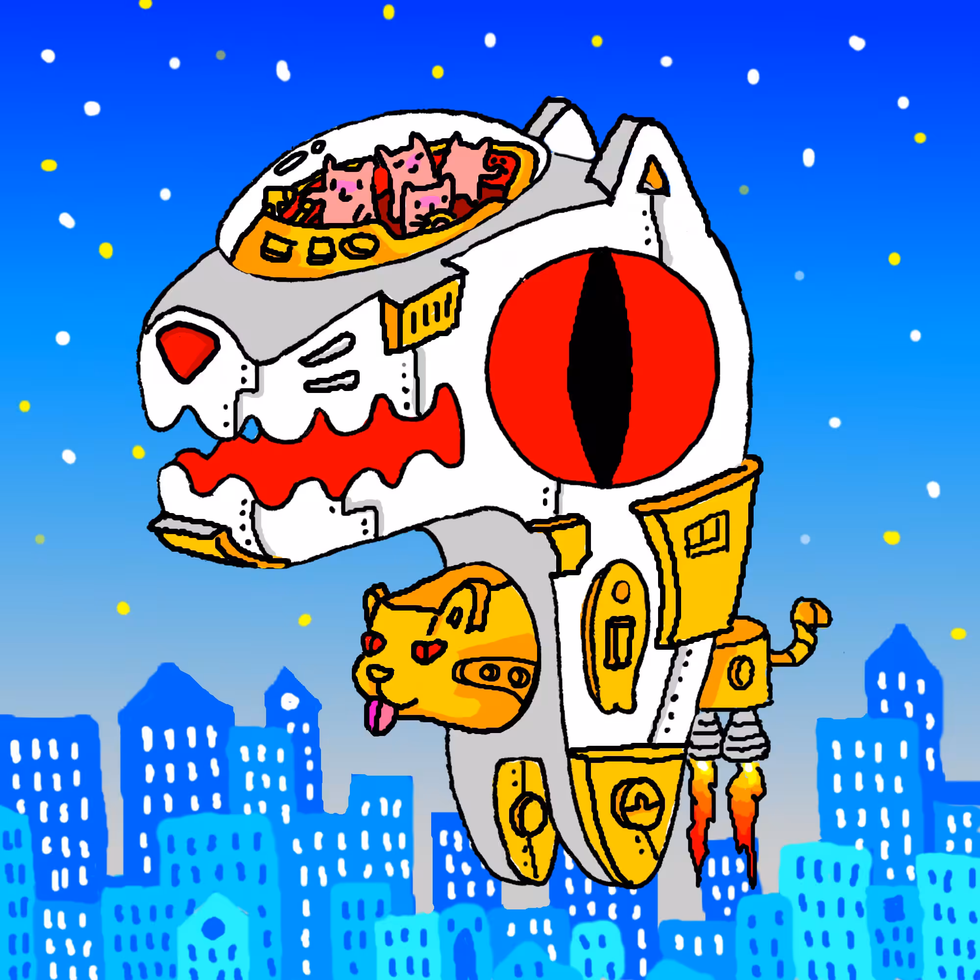 BitDino #36 " CatBot "