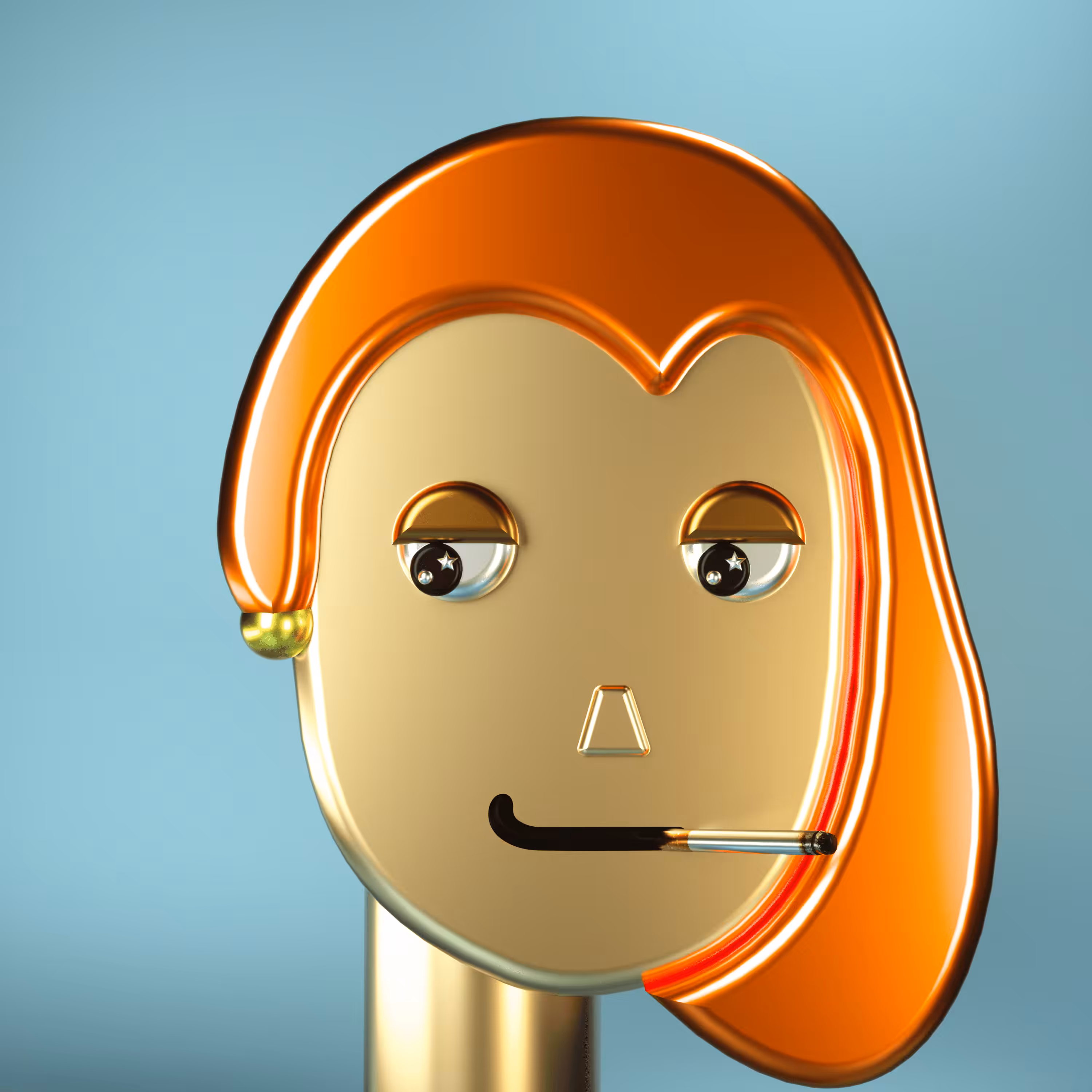3D Chrome Punk #1065