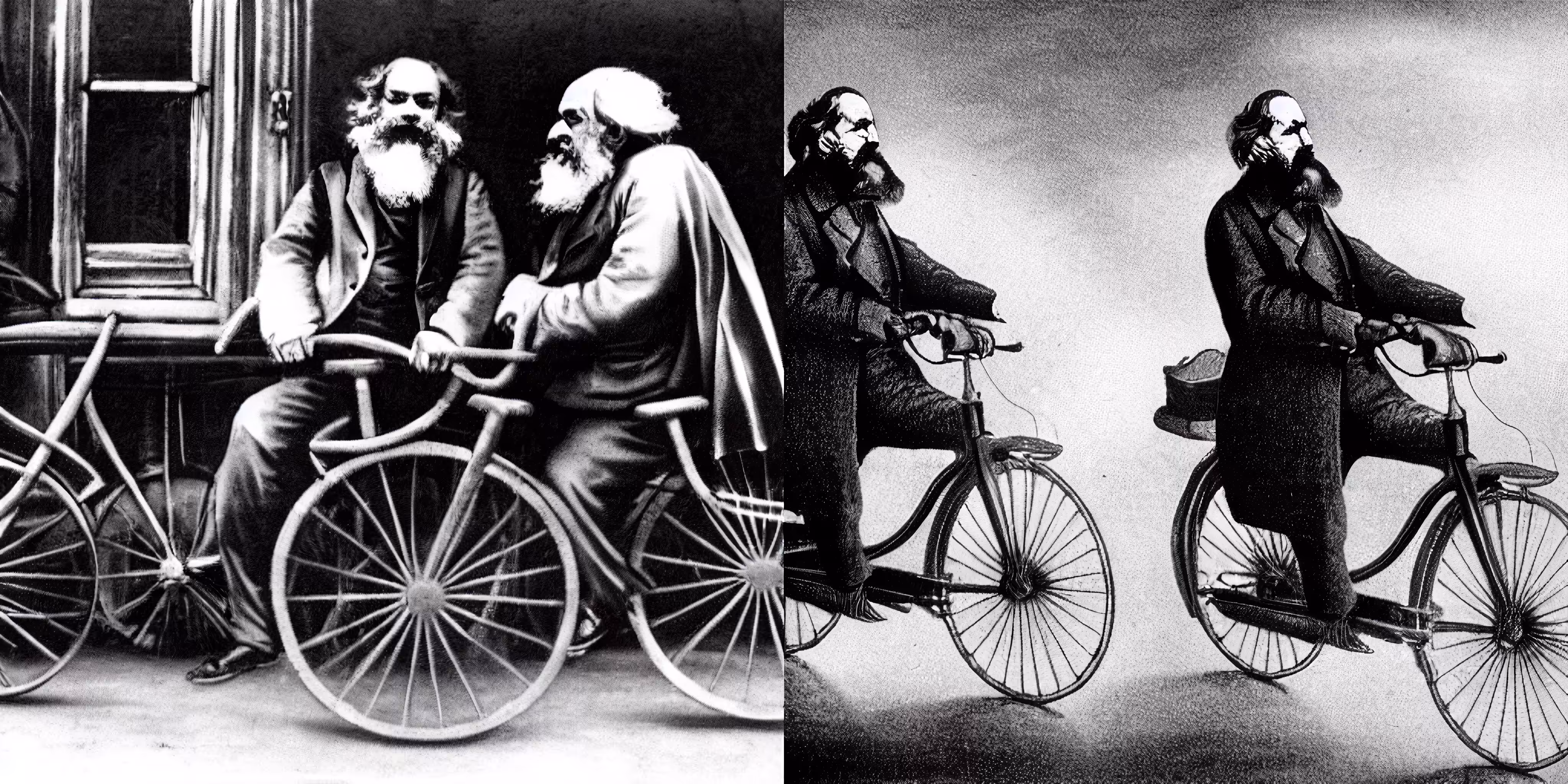 Karl Marx & Friedrich Engels.