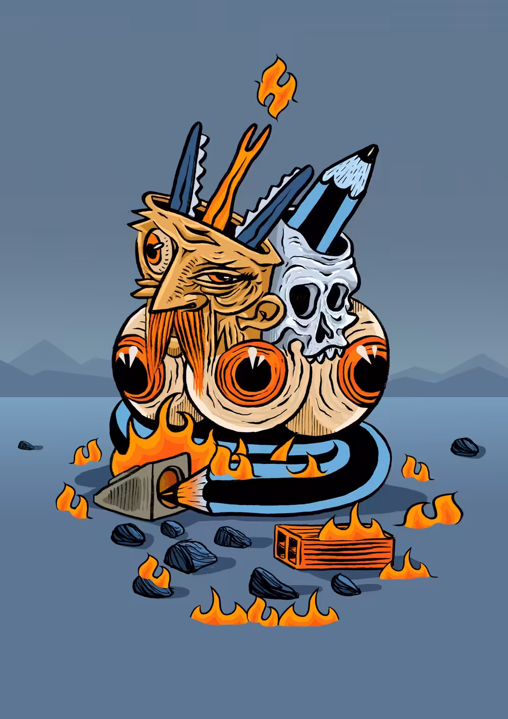 “Fire and Coal” / Chaos Series