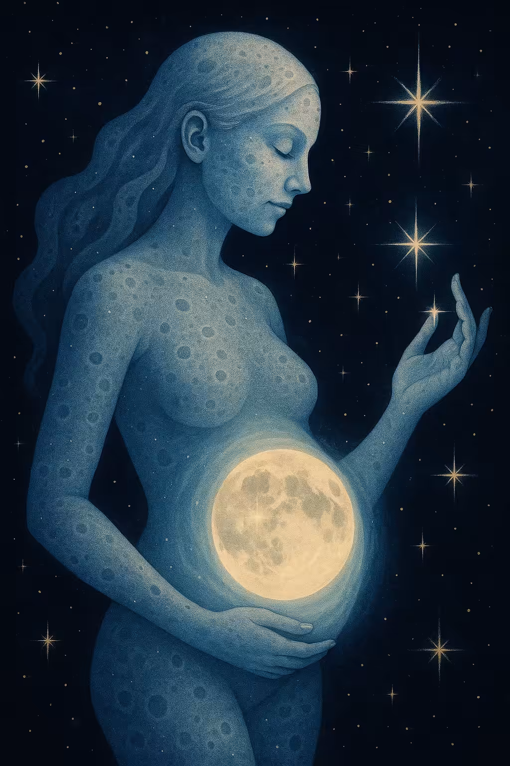 She Who Holds the Moon