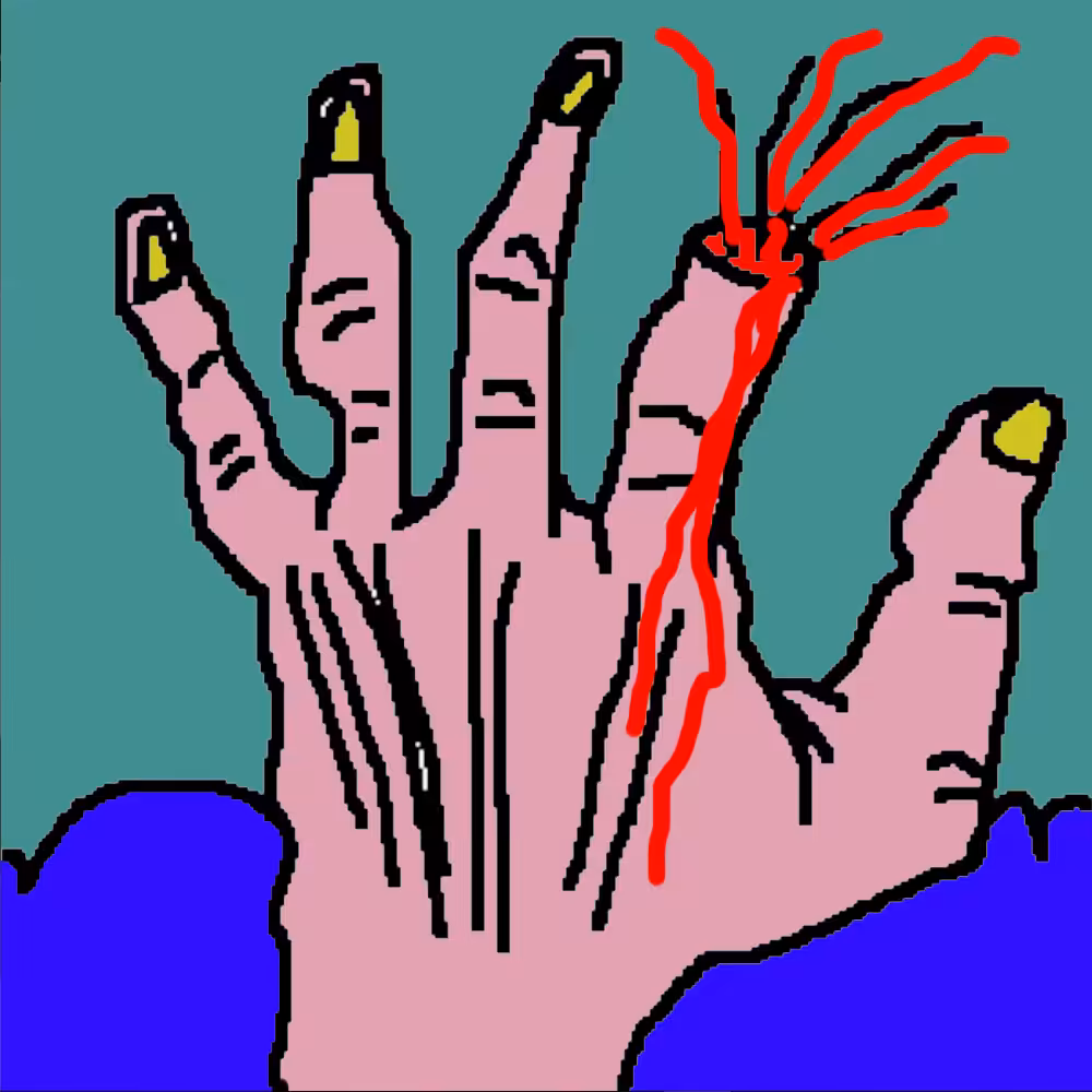 hand cut