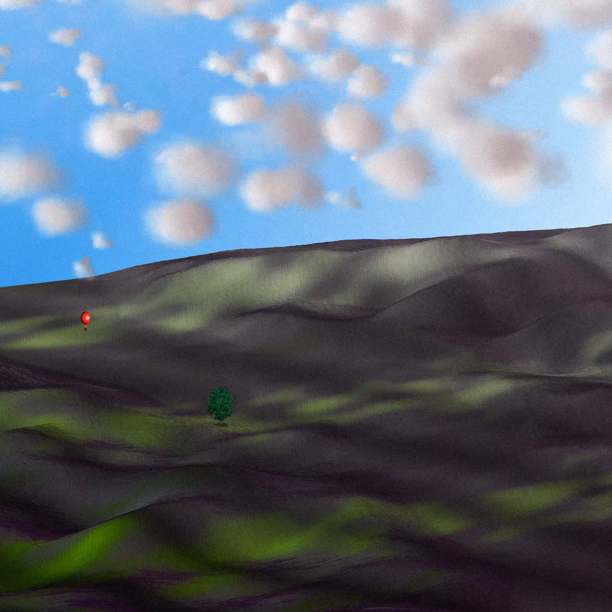 Expedition, WIP - smooth hills with tree