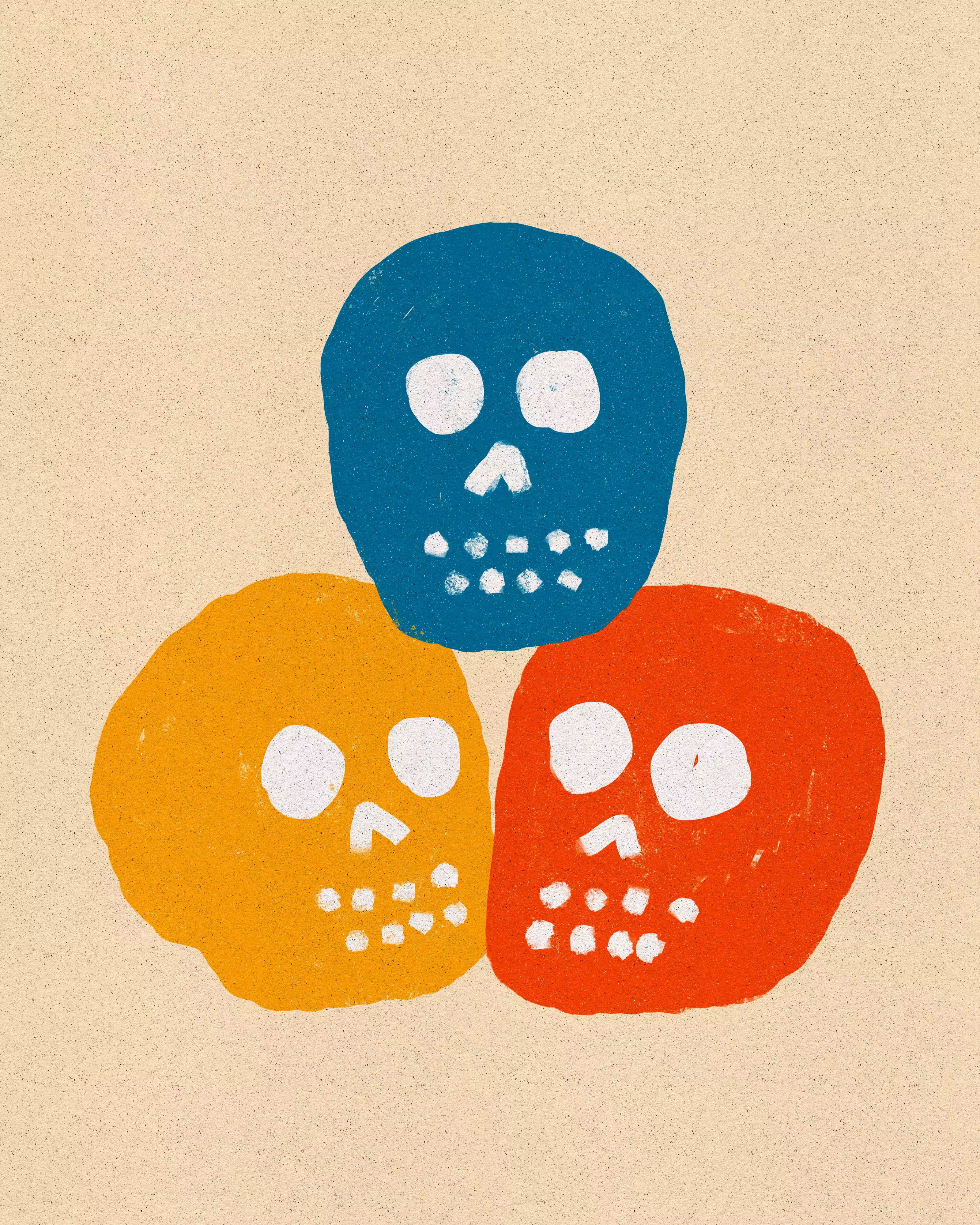 Three skulls