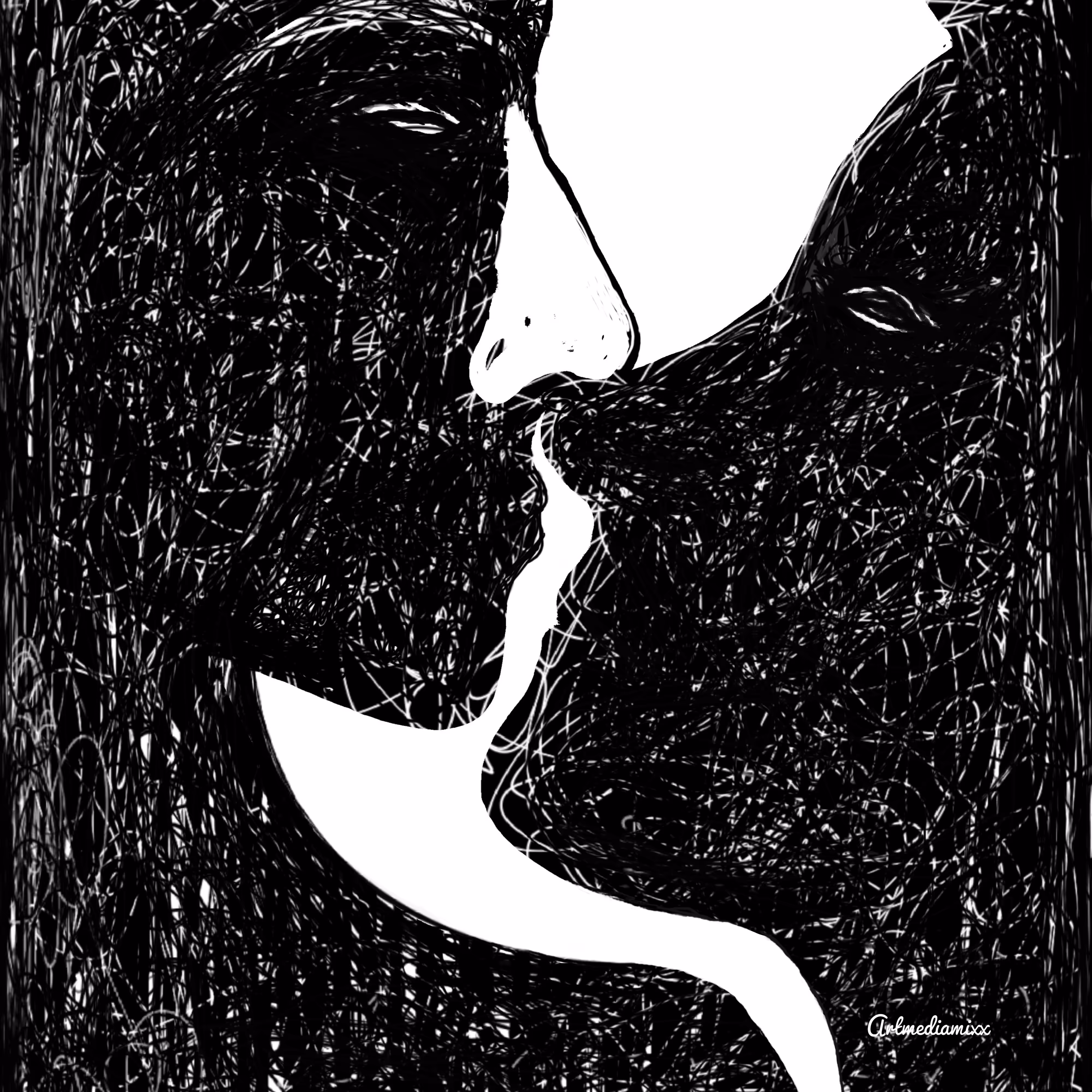 Black and White Whisper