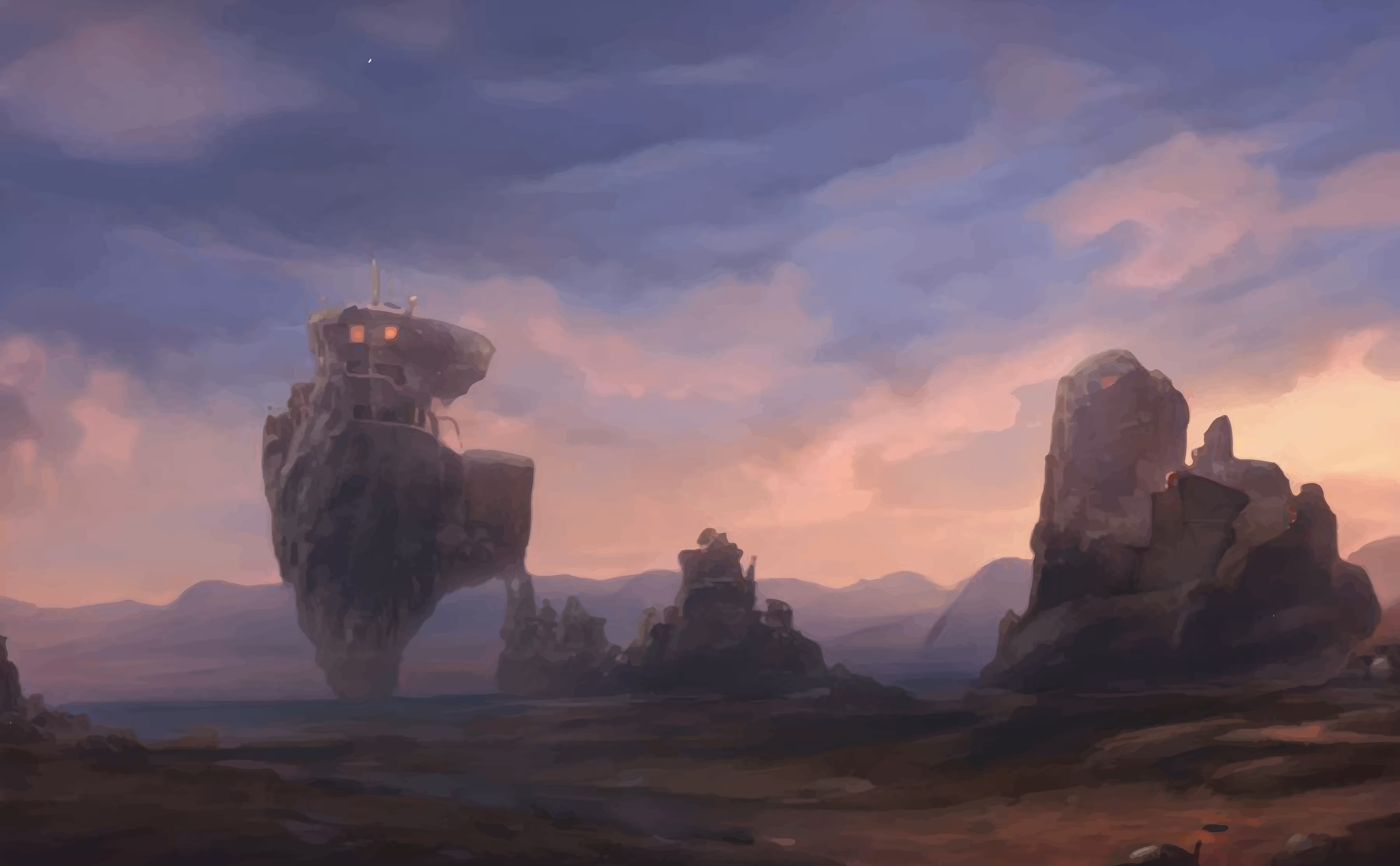 A strange house