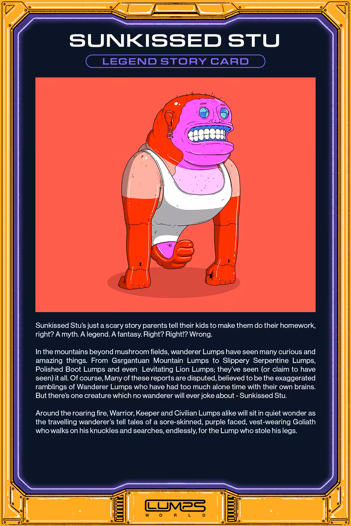 Sunkissed Stu Story Card