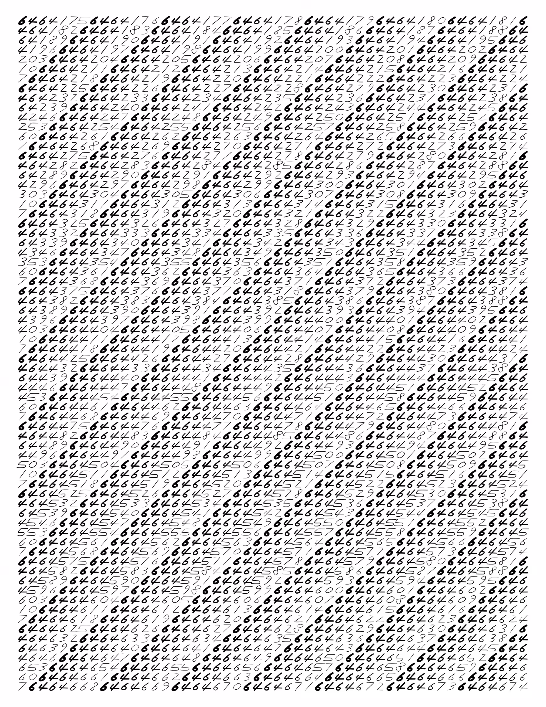 Endless (5,607,250 to Infinity) #2949