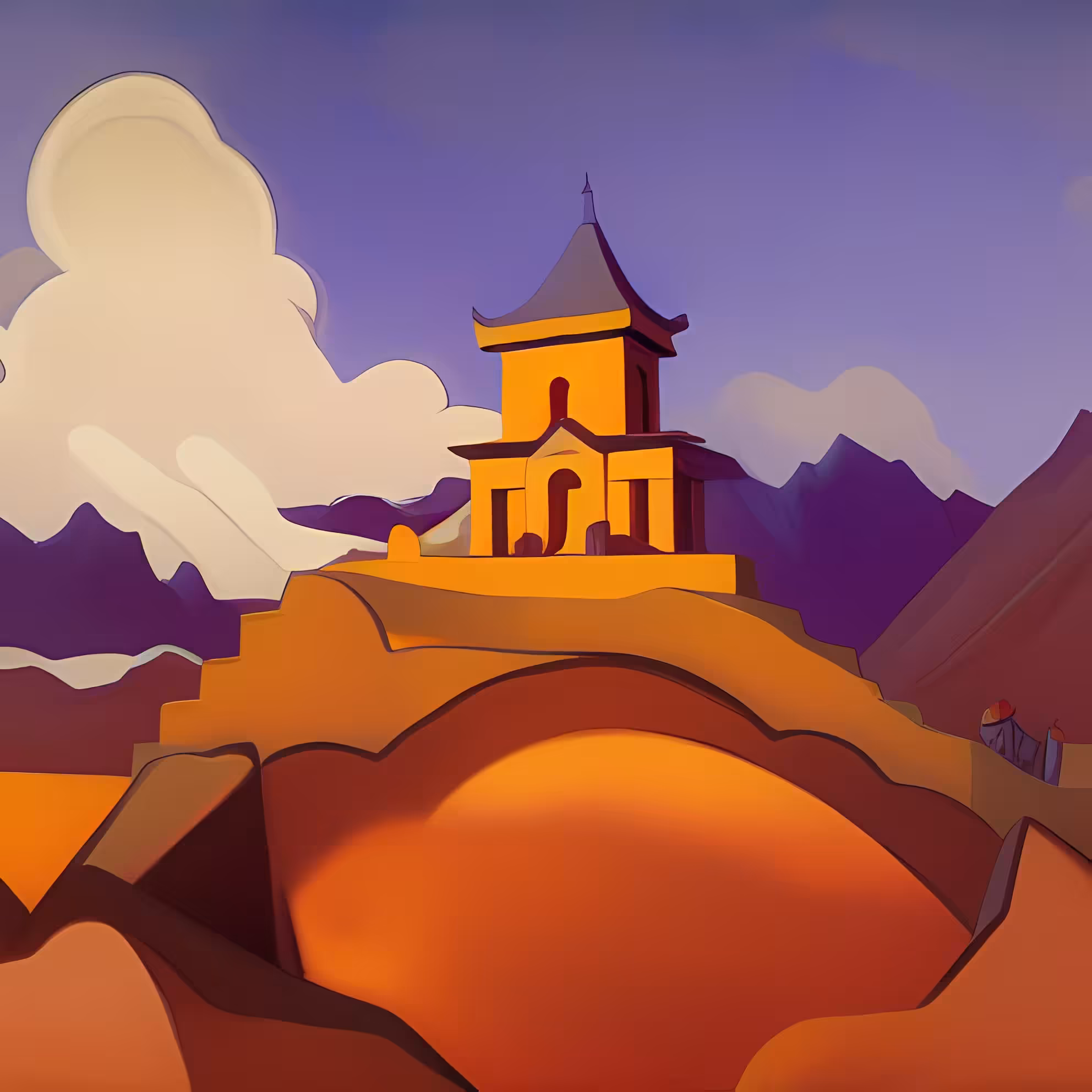 Mountain Temple #5